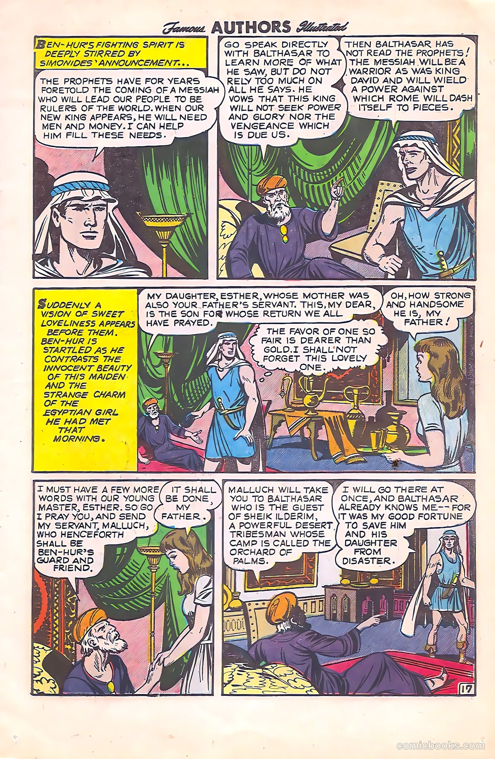 Stories By Famous Authors Illustrated 11 - Ben Hur #1 — page 19 of 51