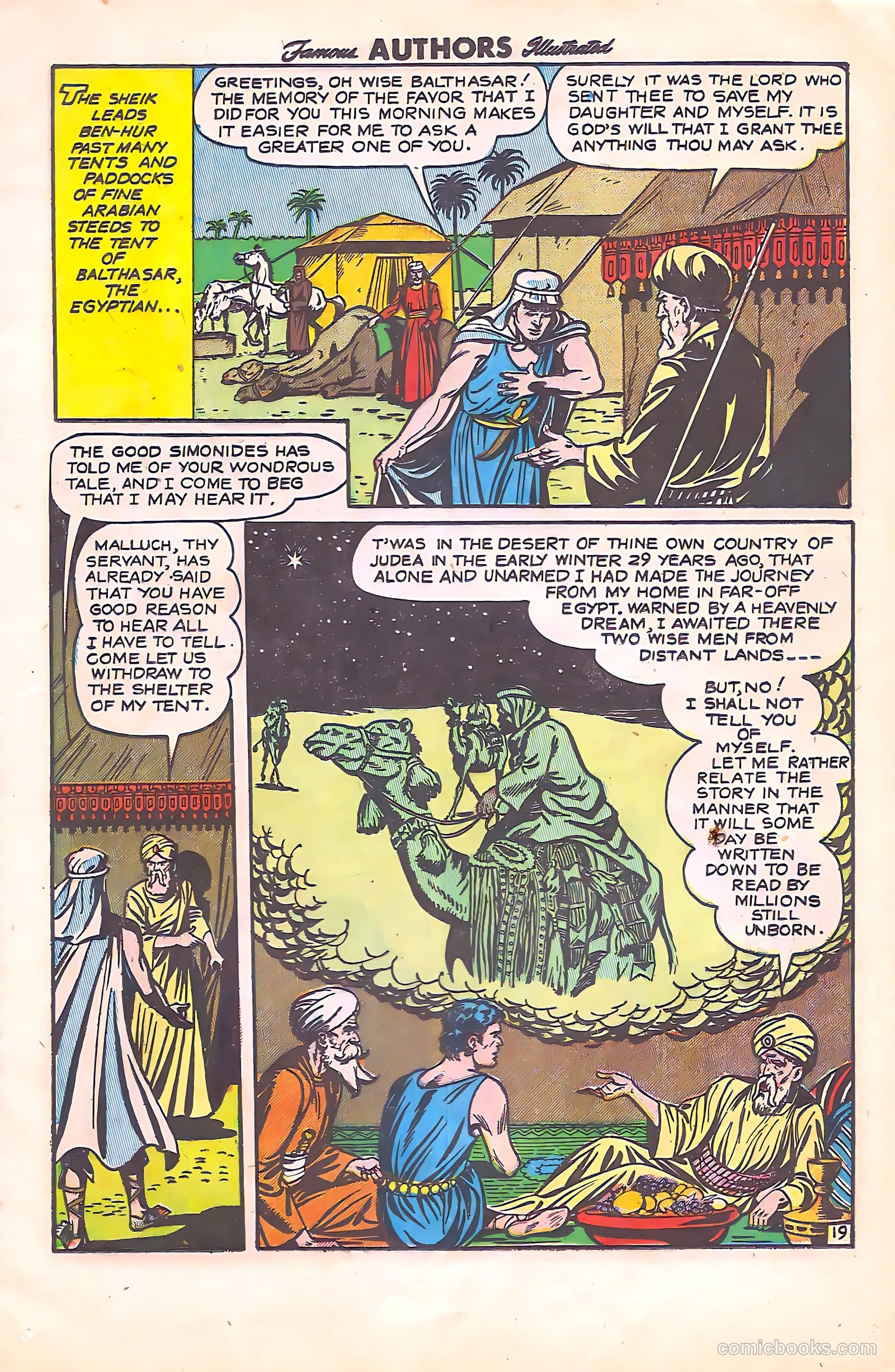 Stories By Famous Authors Illustrated 11 - Ben Hur #1 — page 21 of 51