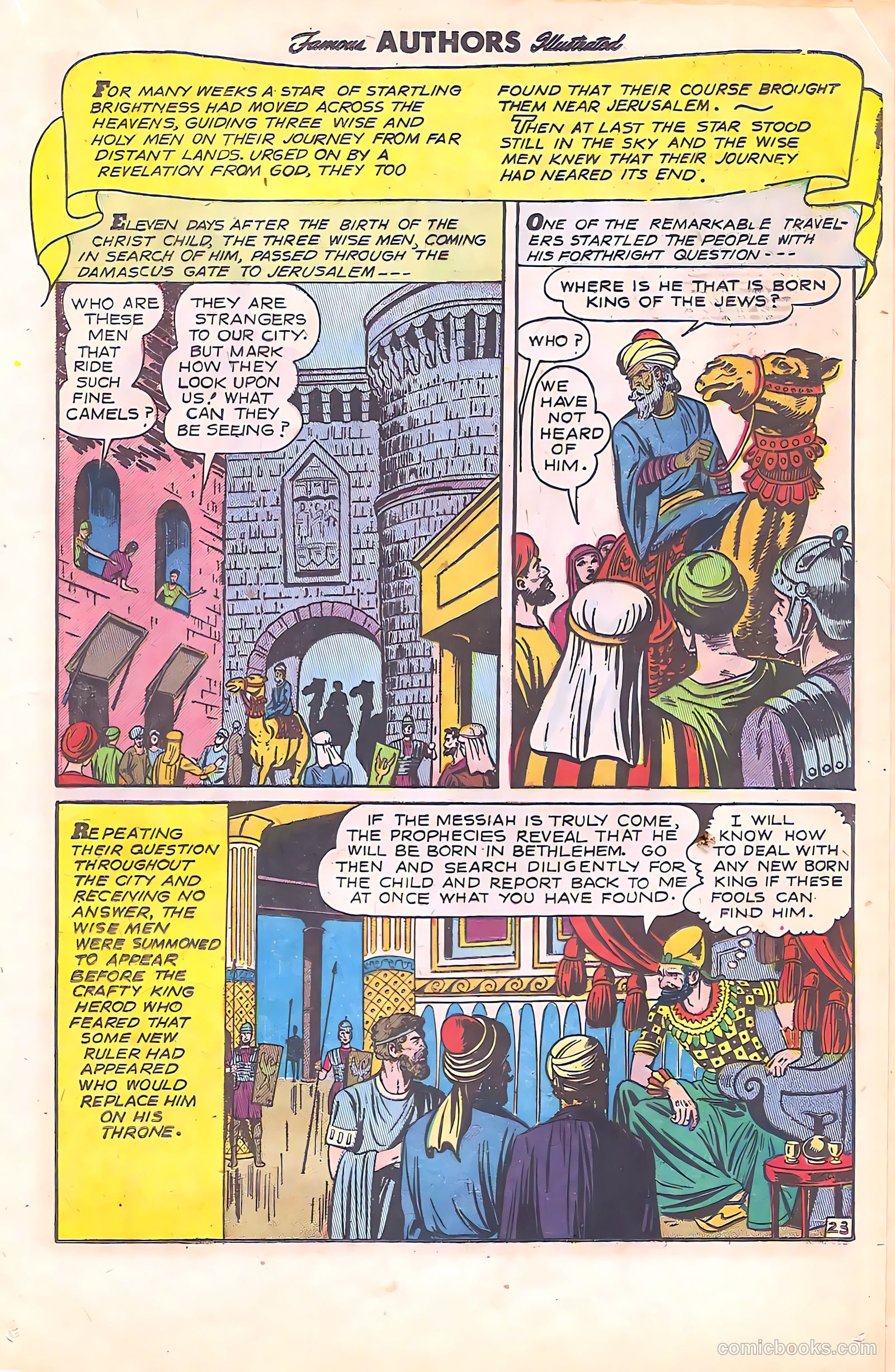 Stories By Famous Authors Illustrated 11 - Ben Hur #1 — page 25 of 51