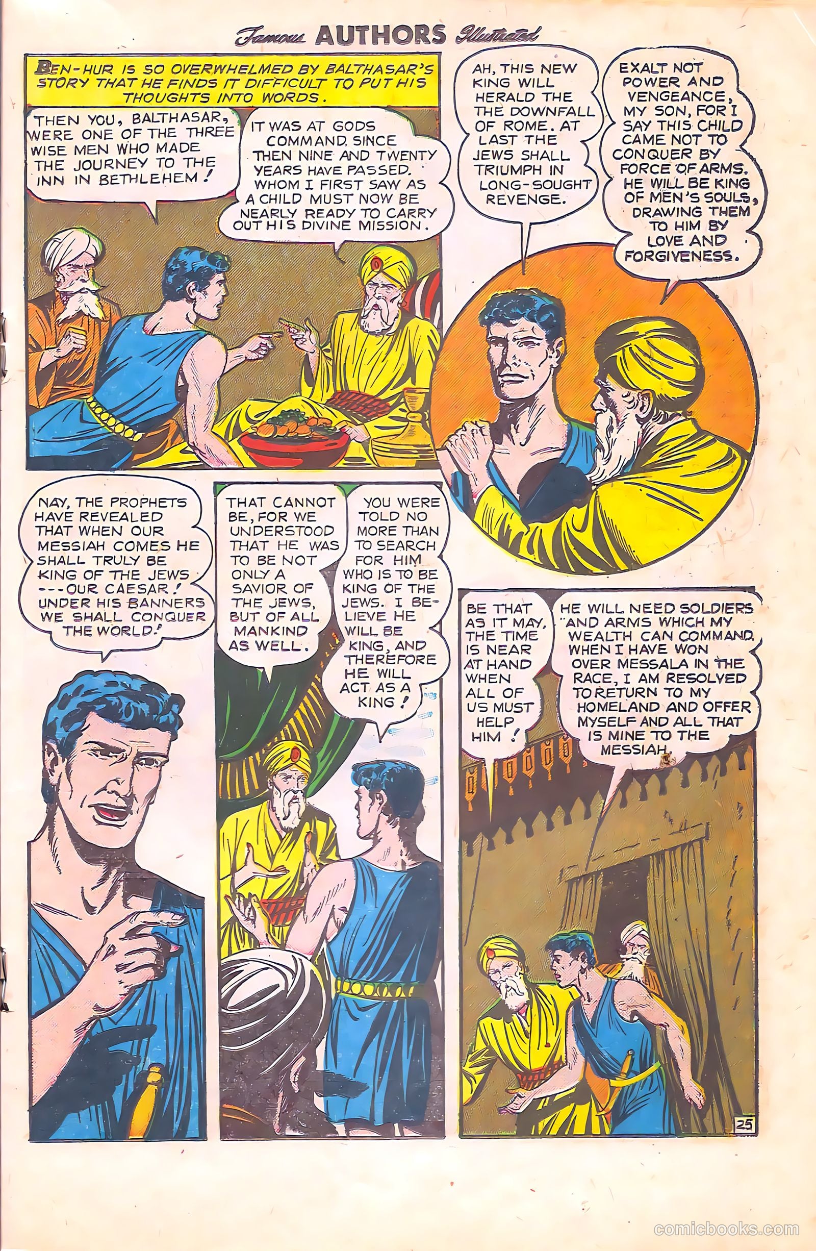 Stories By Famous Authors Illustrated 11 - Ben Hur #1 — page 27 of 51