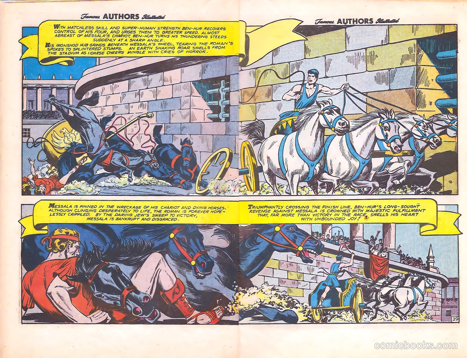 Stories By Famous Authors Illustrated 11 - Ben Hur #1 — page 30 of 51