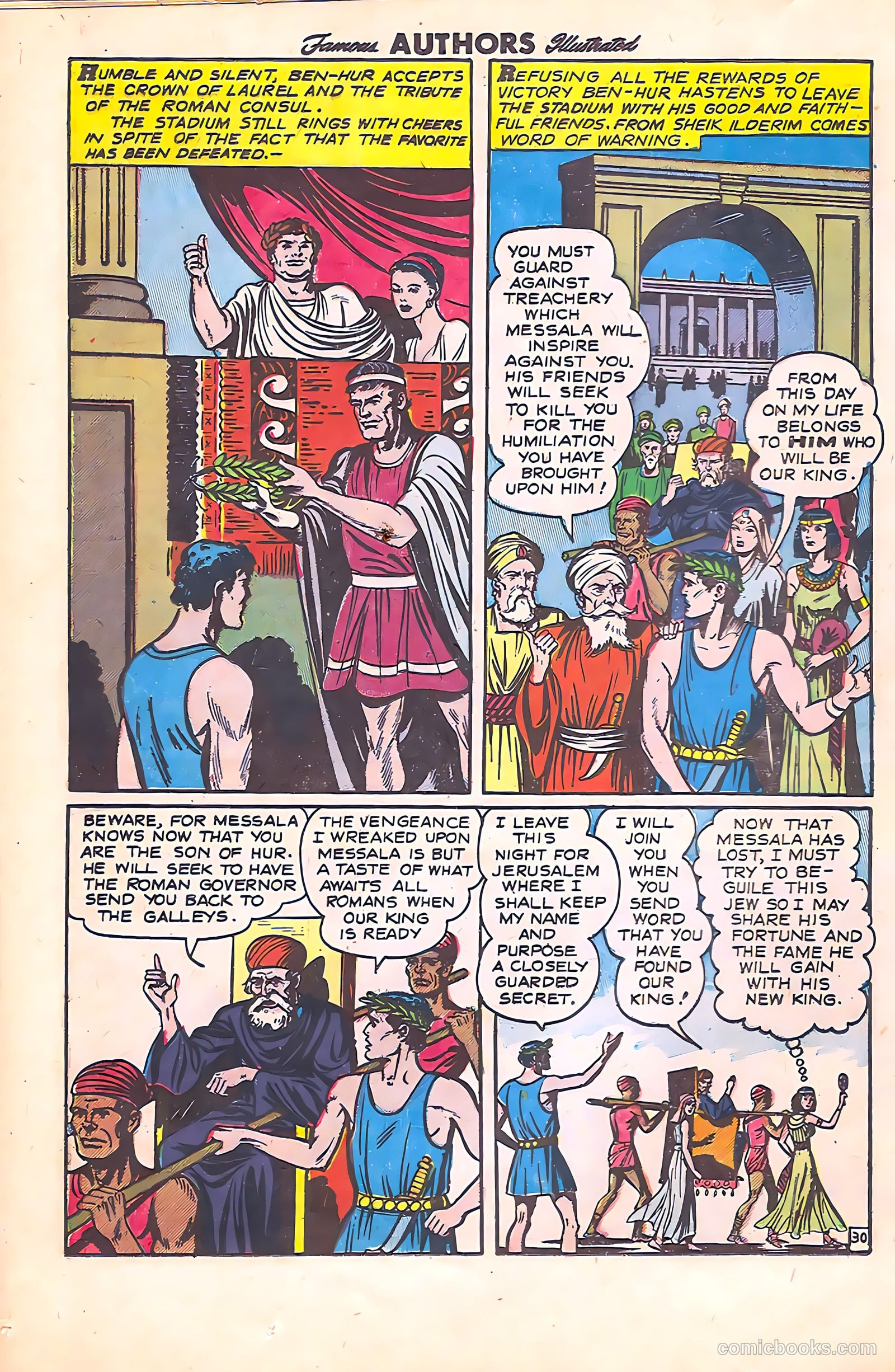 Stories By Famous Authors Illustrated 11 - Ben Hur #1 — page 31 of 51