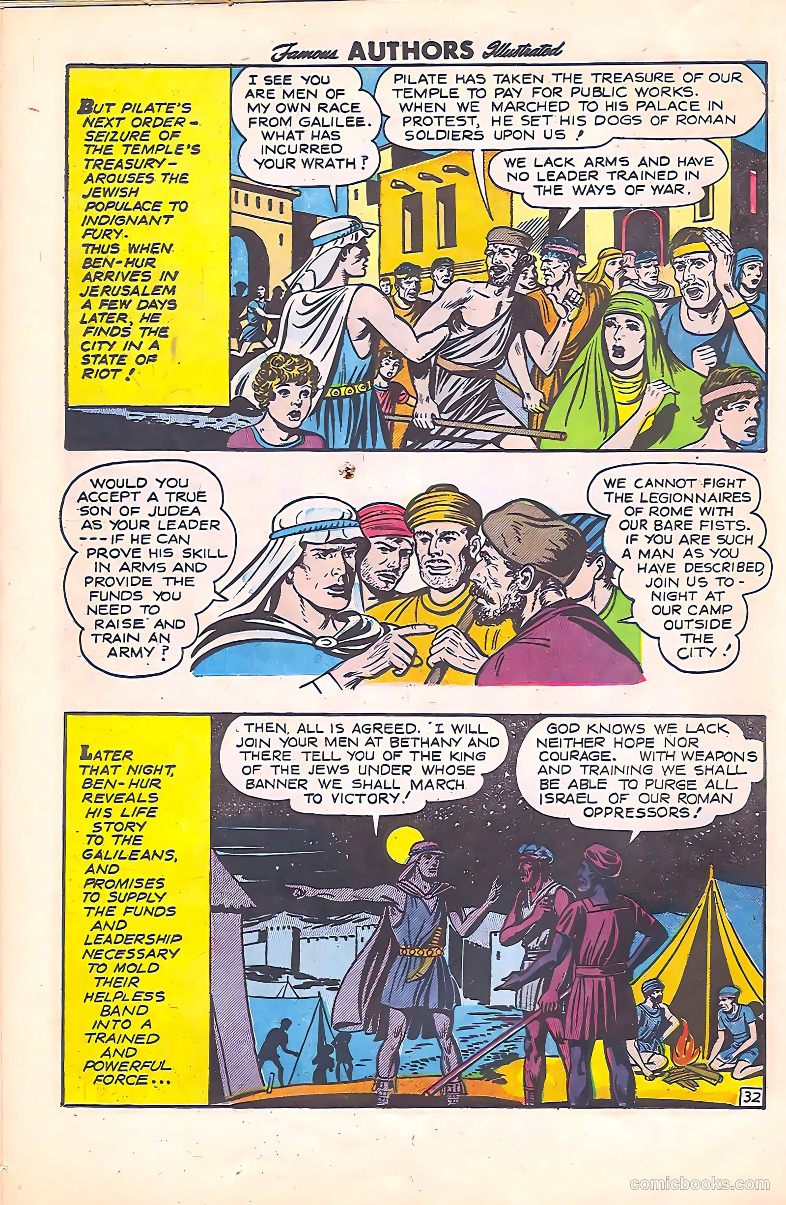 Stories By Famous Authors Illustrated 11 - Ben Hur #1 — page 33 of 51