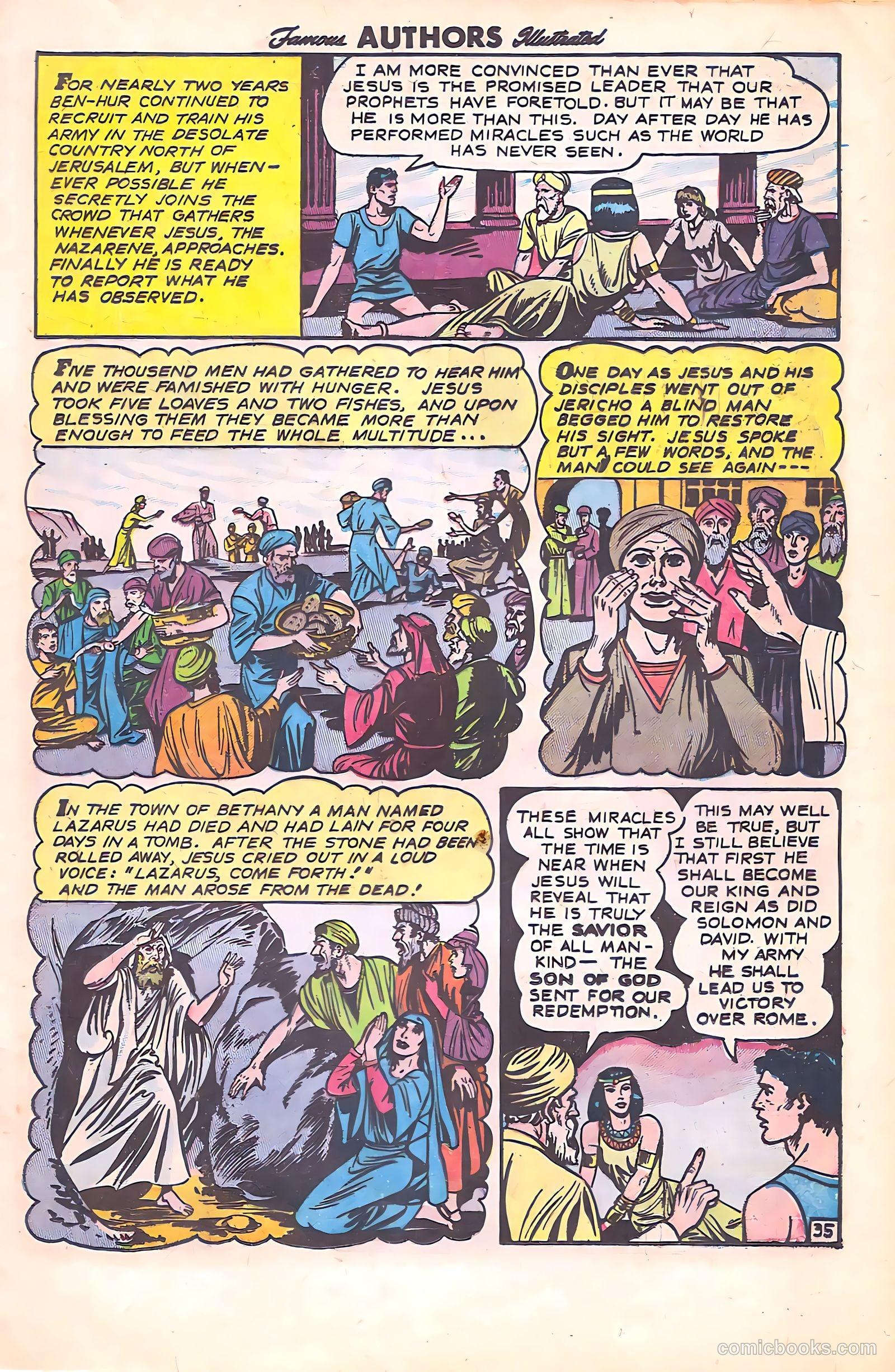 Stories By Famous Authors Illustrated 11 - Ben Hur #1 — page 36 of 51
