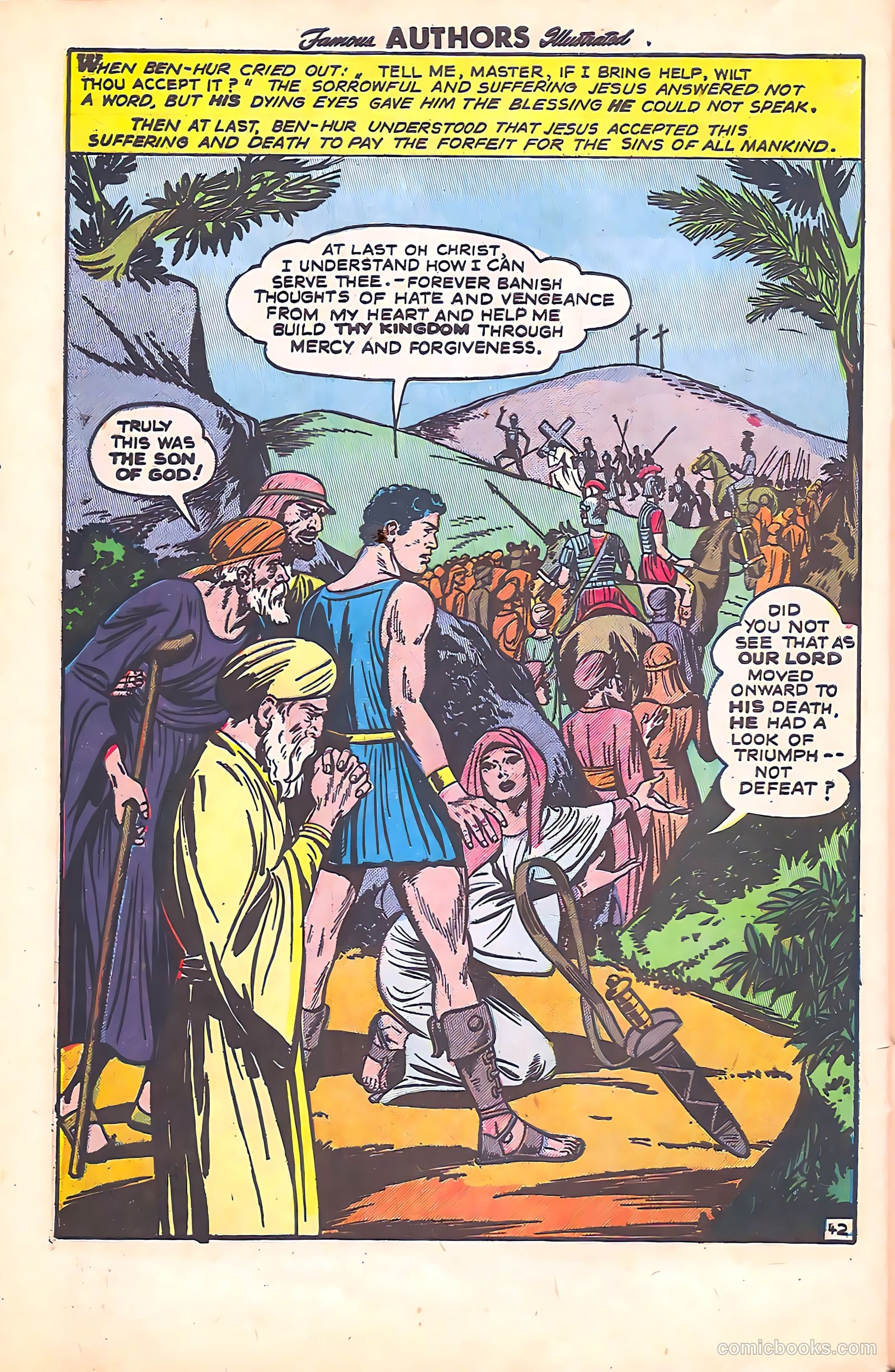 Stories By Famous Authors Illustrated 11 - Ben Hur #1 — page 43 of 51