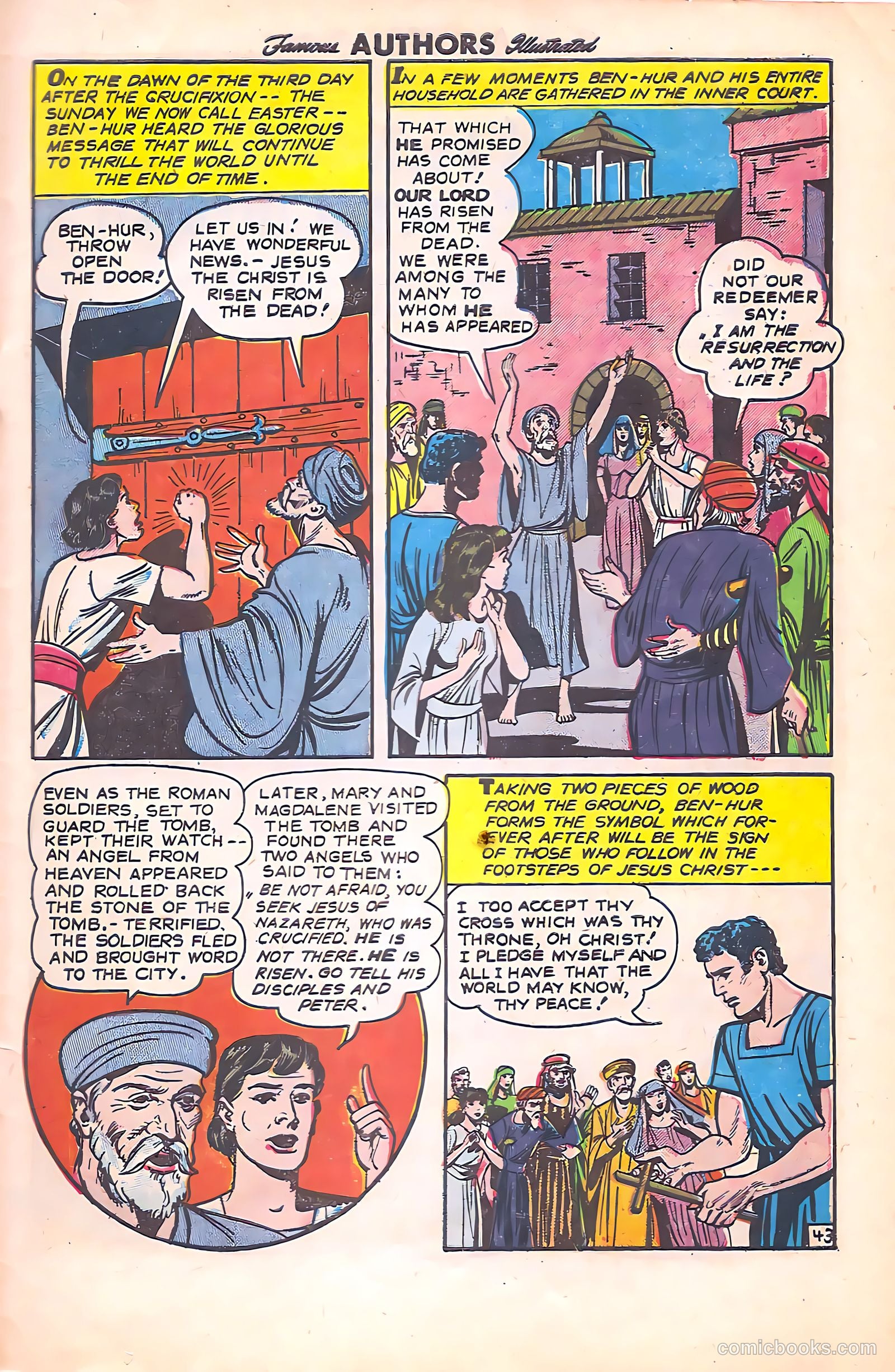 Stories By Famous Authors Illustrated 11 - Ben Hur #1 — page 44 of 51