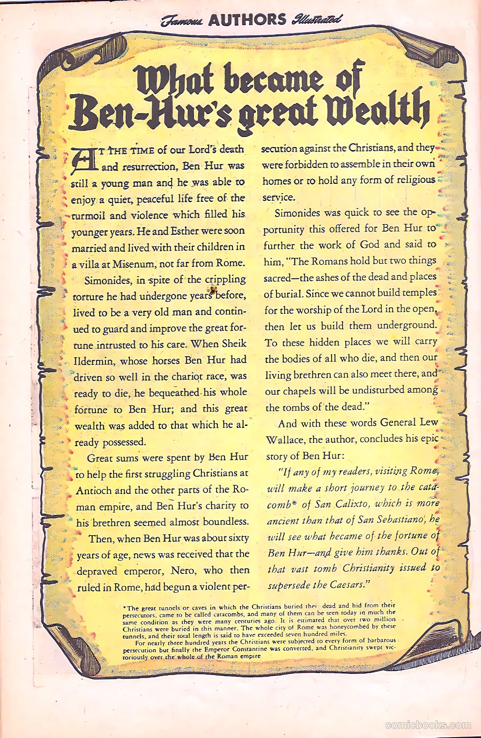 Stories By Famous Authors Illustrated 11 - Ben Hur #1 — page 45 of 51