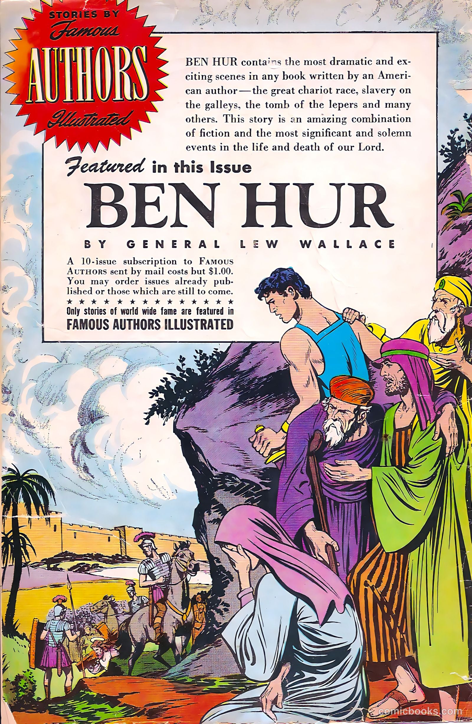 Stories By Famous Authors Illustrated 11 - Ben Hur #1 — page 51 of 51
