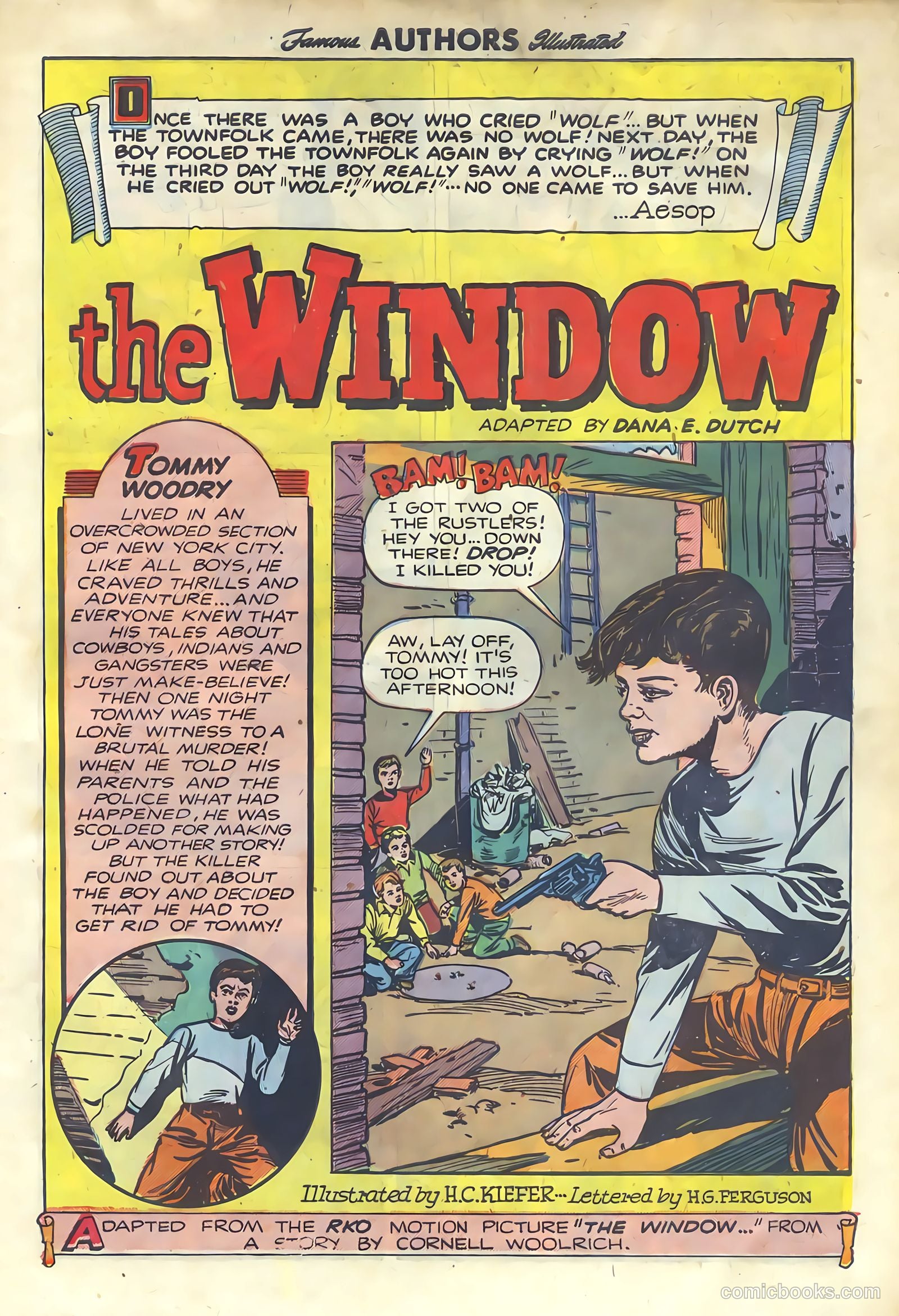 Stories By Famous Authors Illustrated 7 - The Window #1 — page 3 of 52