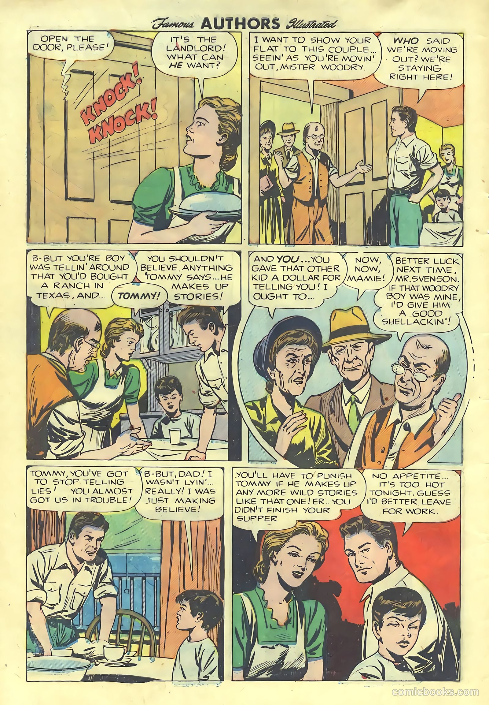 Stories By Famous Authors Illustrated 7 - The Window #1 — page 6 of 52