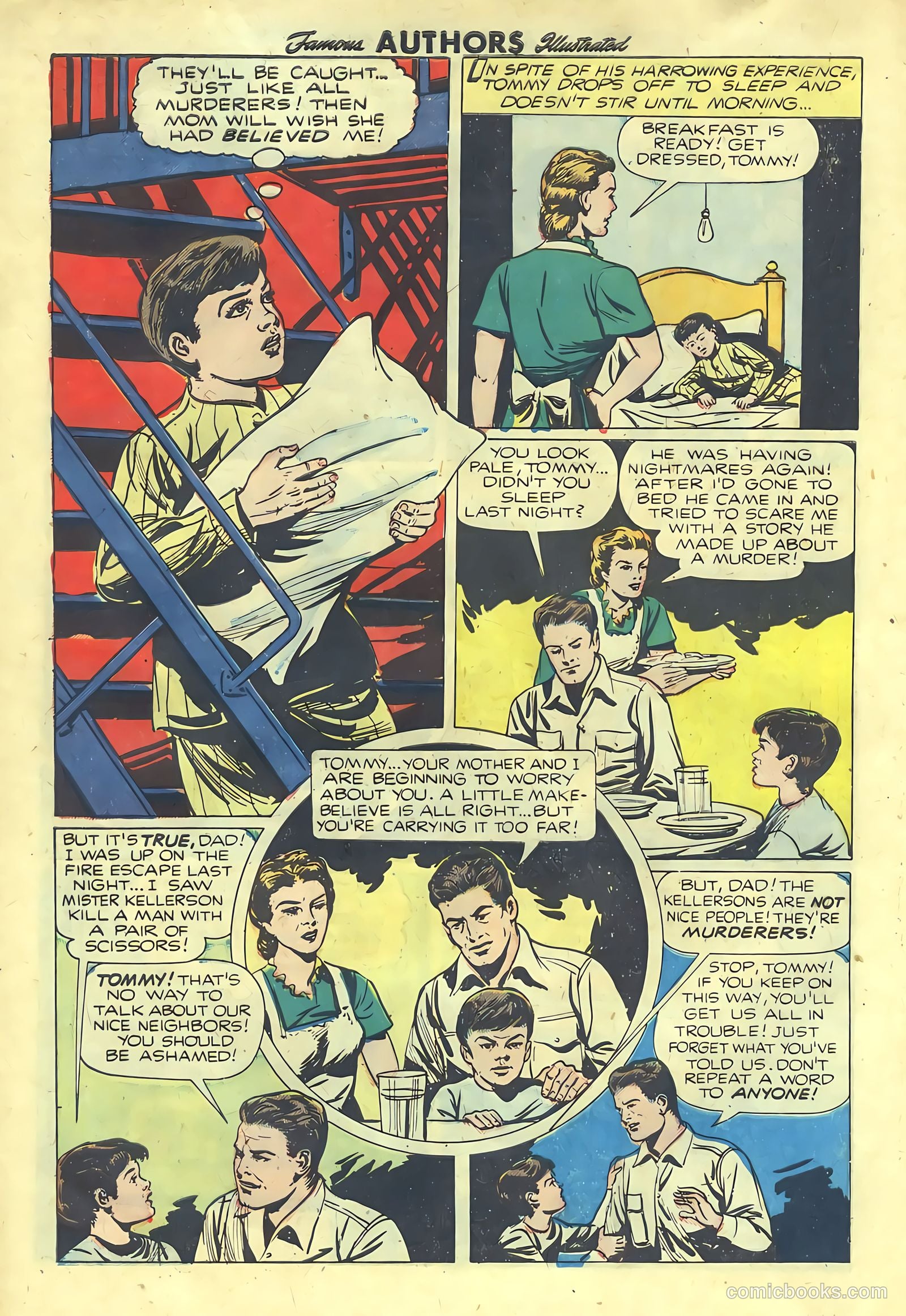 Stories By Famous Authors Illustrated 7 - The Window #1 — page 12 of 52
