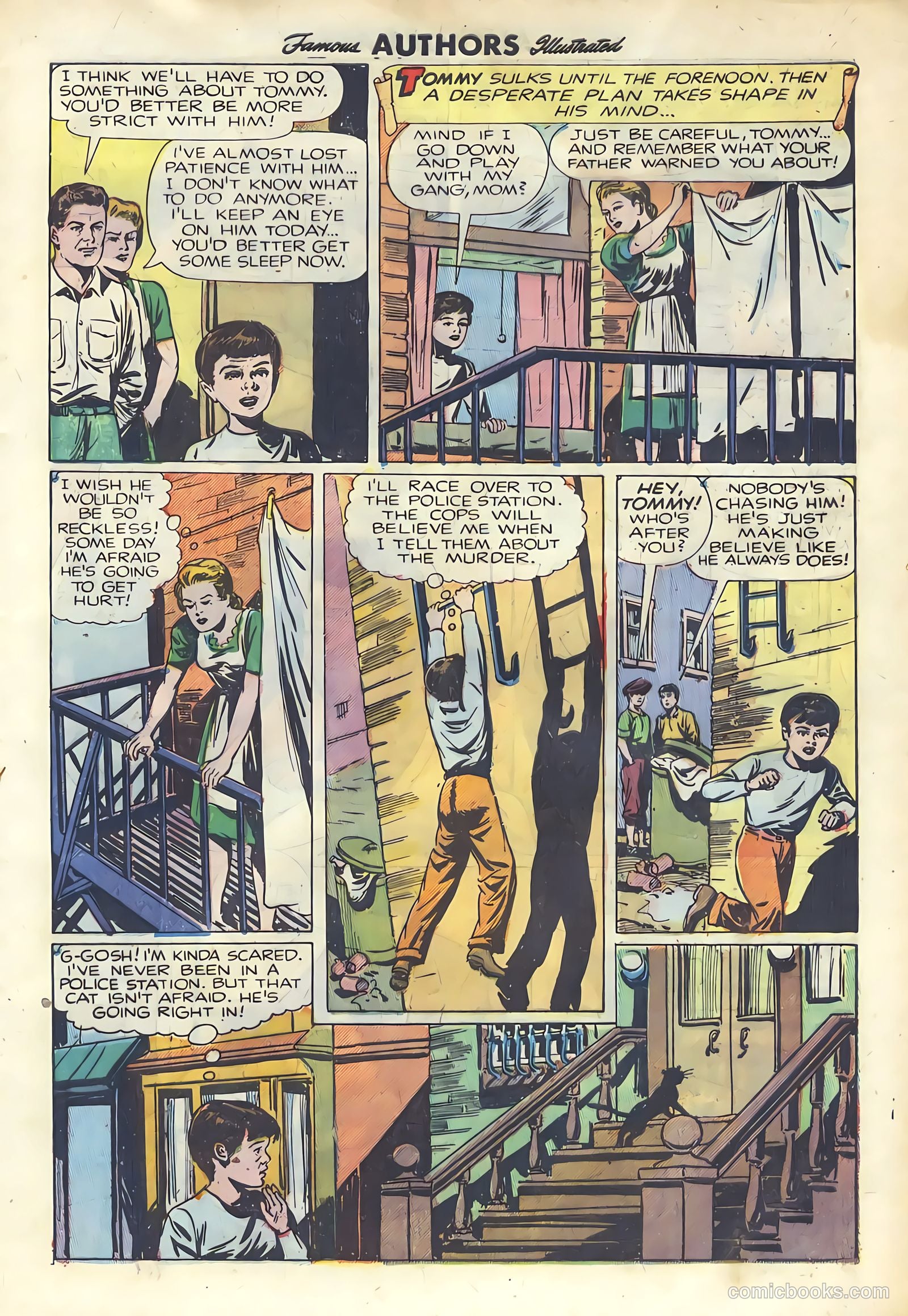 Stories By Famous Authors Illustrated 7 - The Window #1 — page 13 of 52