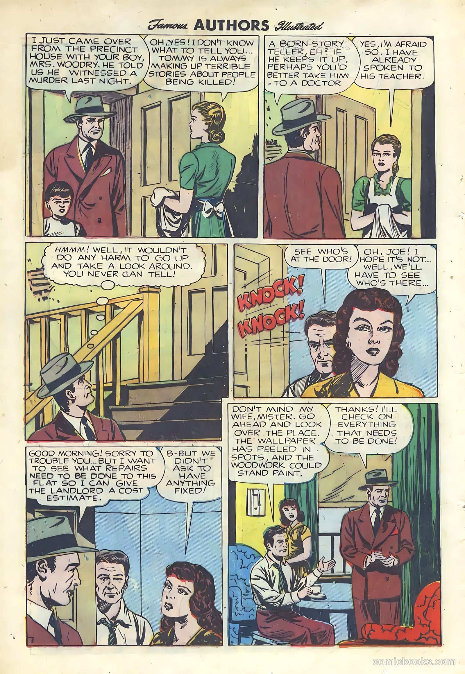 Stories By Famous Authors Illustrated 7 - The Window #1 — page 16 of 52