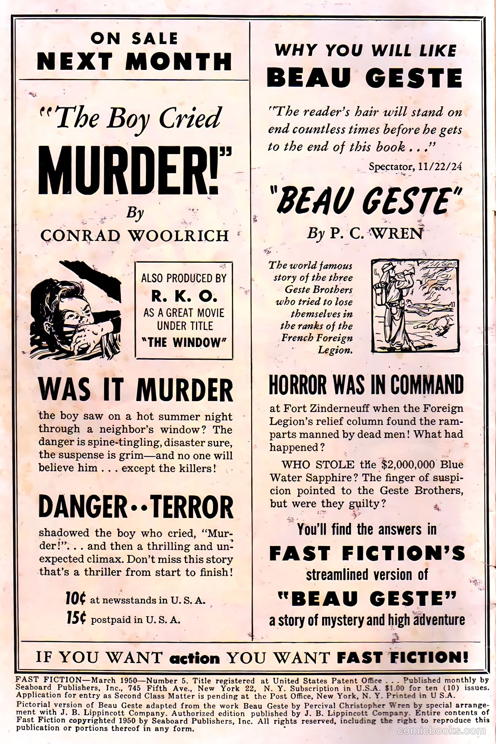 Stories By Famous Authors Illustrated 5 - BeauGeste #1 — page 2 of 56