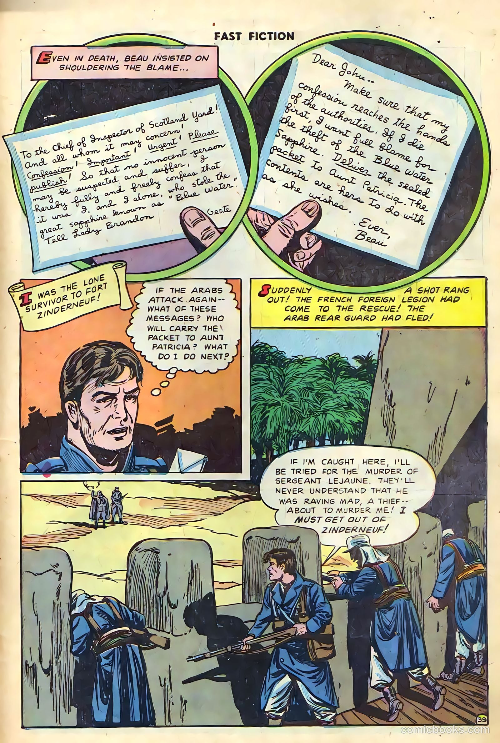 Stories By Famous Authors Illustrated 5 - BeauGeste #1 — page 41 of 56