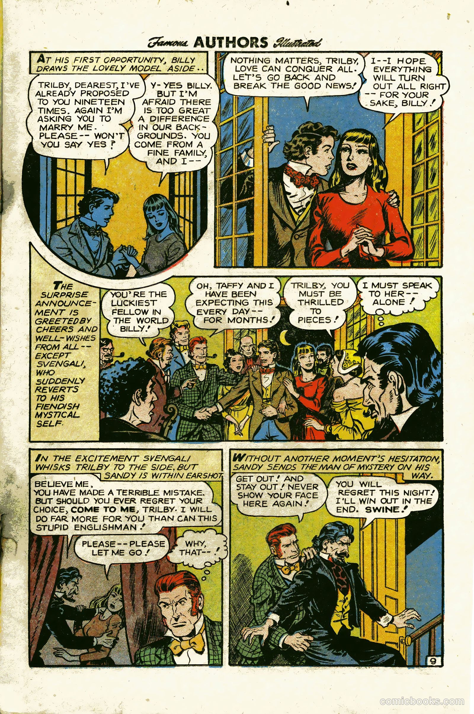 Stories By Famous Authors Illustrated 12 - La Svengali #1 — page 11 of 36
