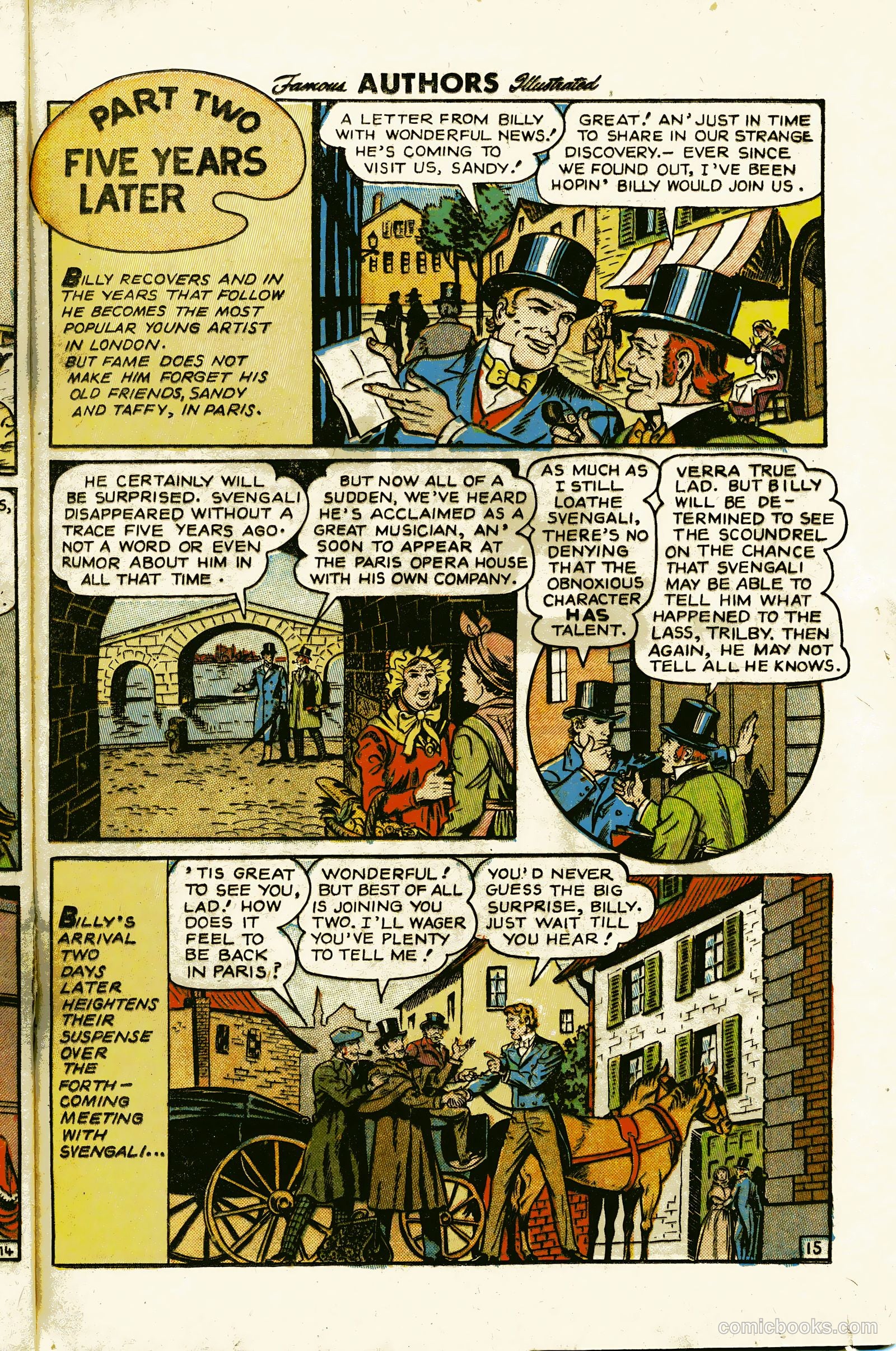 Stories By Famous Authors Illustrated 12 - La Svengali #1 — page 17 of 36