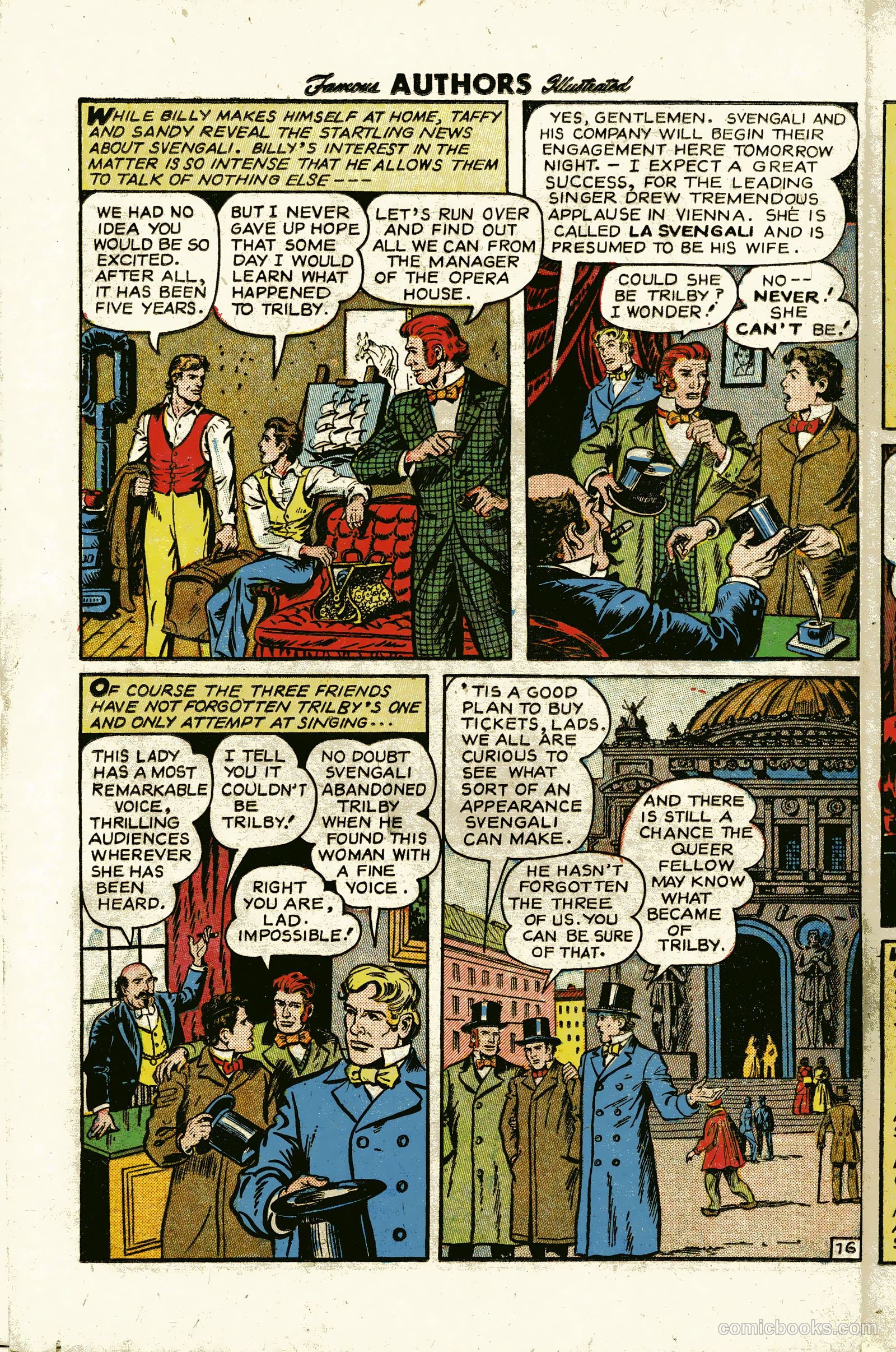 Stories By Famous Authors Illustrated 12 - La Svengali #1 — page 18 of 36