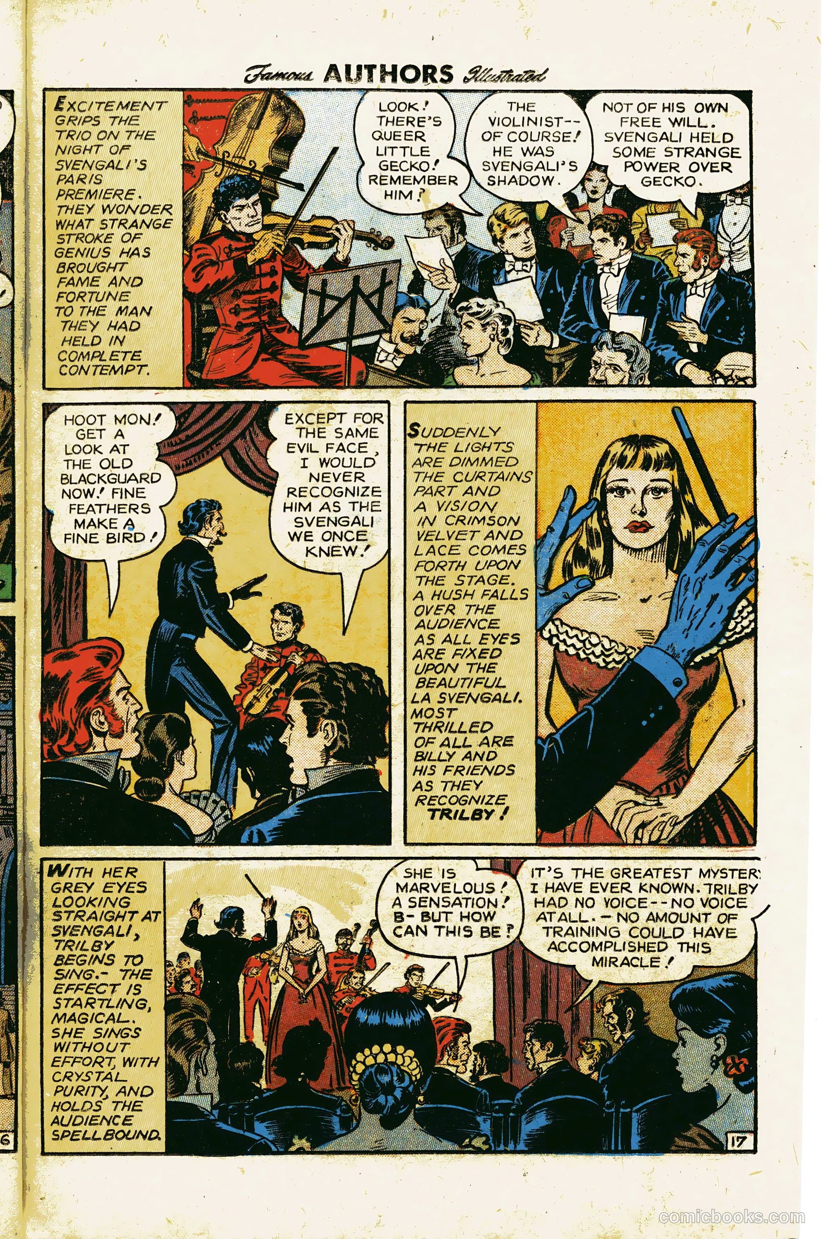 Stories By Famous Authors Illustrated 12 - La Svengali #1 — page 19 of 36