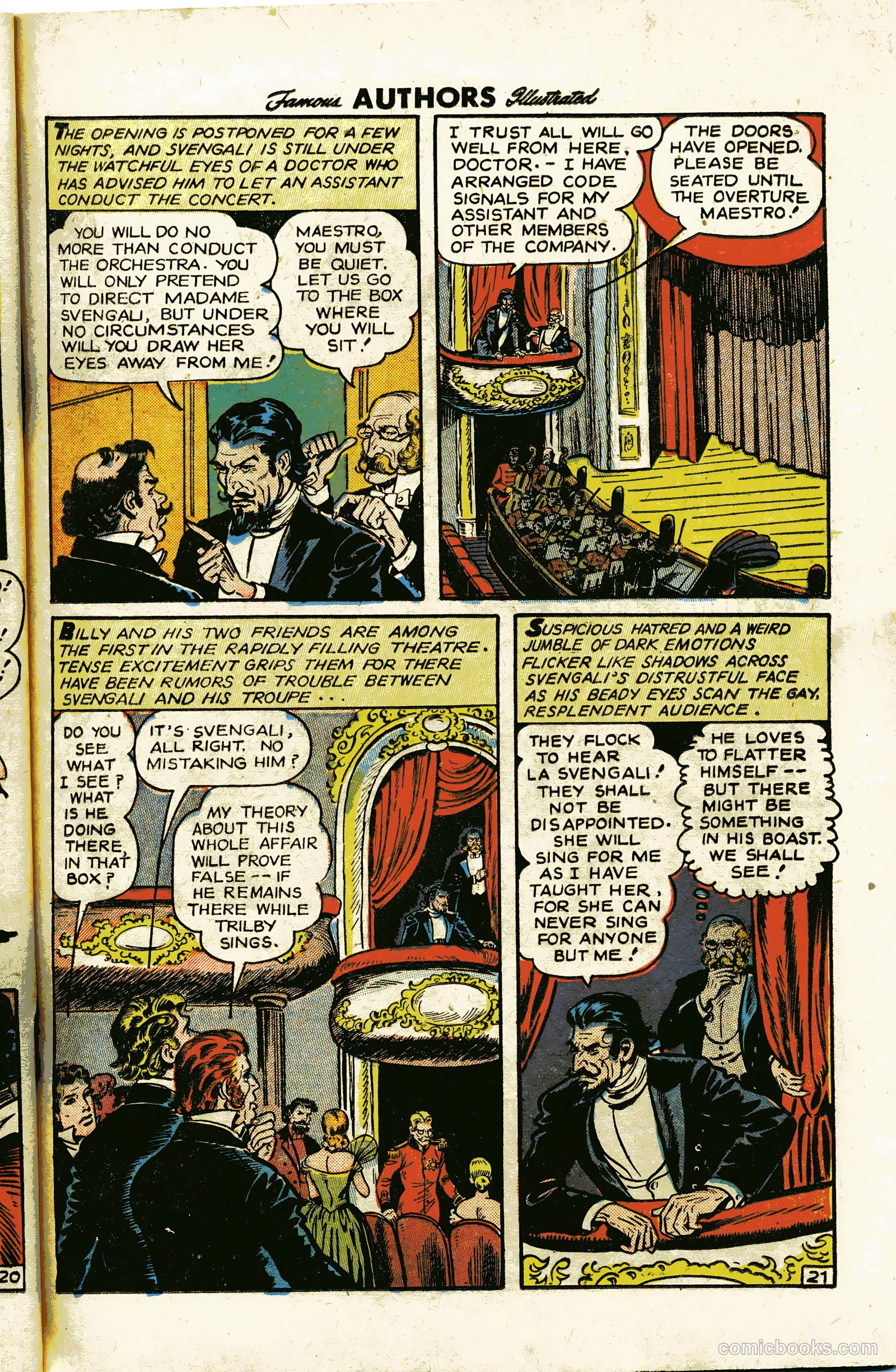 Stories By Famous Authors Illustrated 12 - La Svengali #1 — page 23 of 36