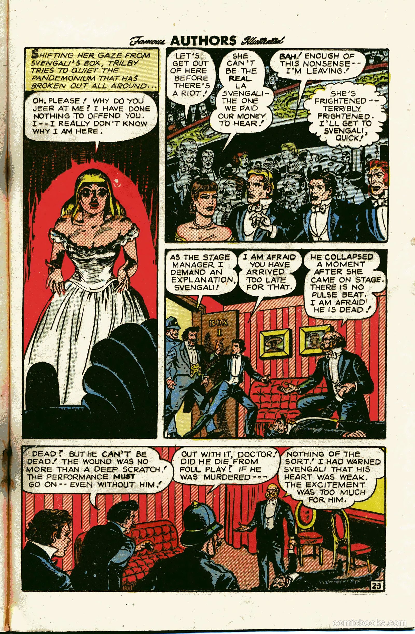 Stories By Famous Authors Illustrated 12 - La Svengali #1 — page 25 of 36