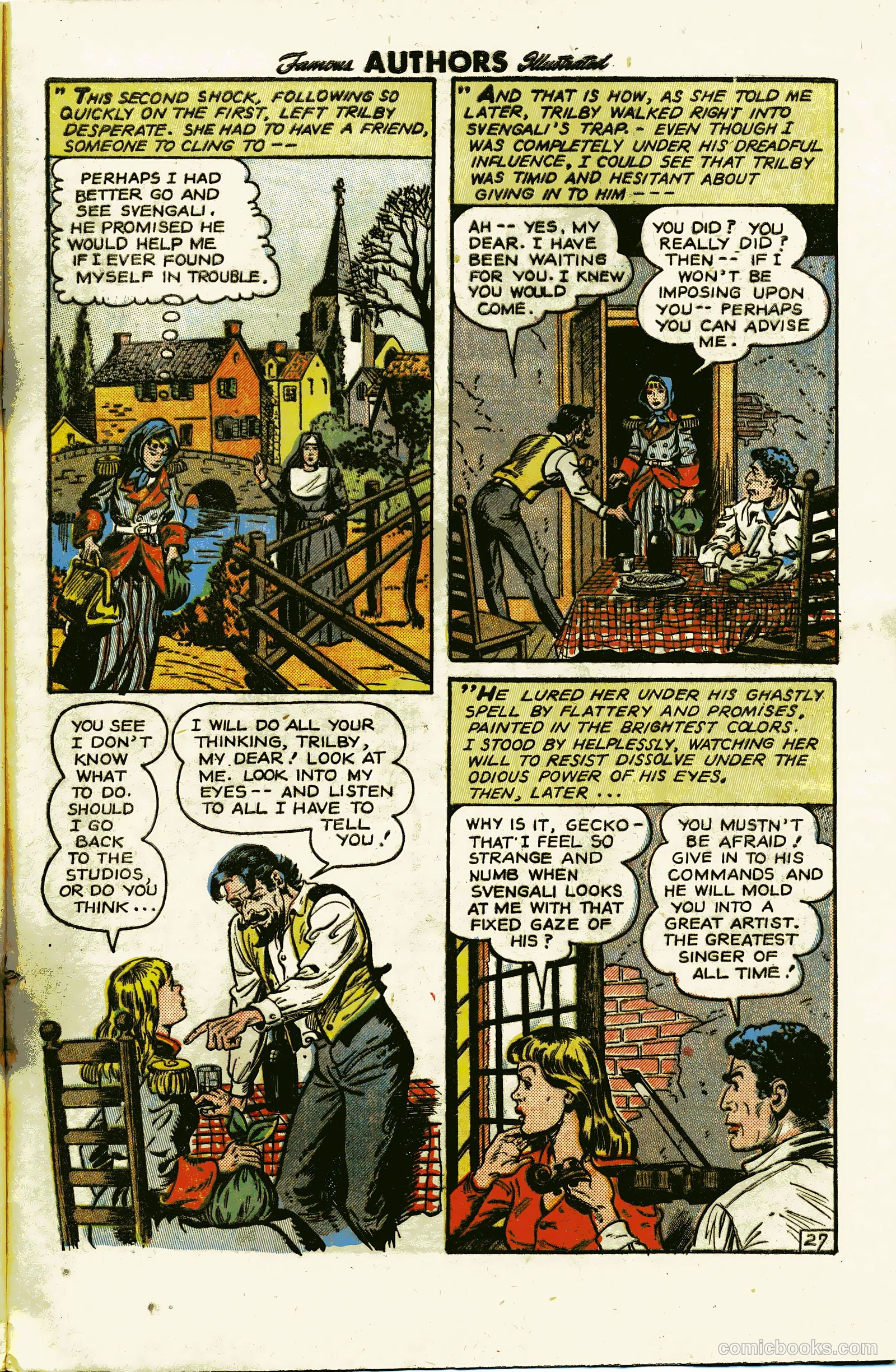 Stories By Famous Authors Illustrated 12 - La Svengali #1 — page 29 of 36