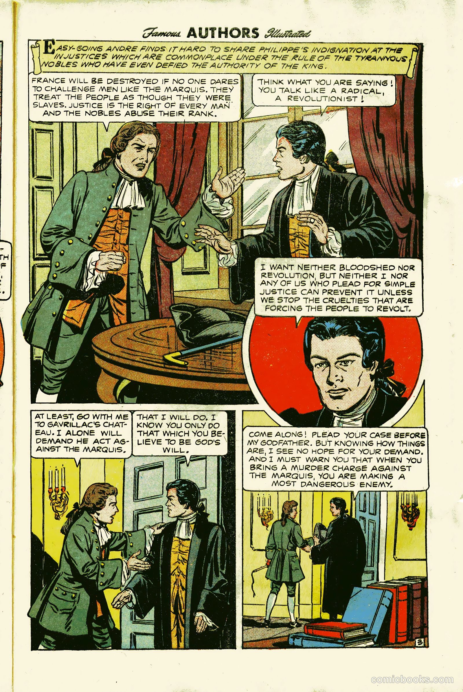 Stories By Famous Authors Illustrated 13 - Scaramouche #1 — page 5 of 36