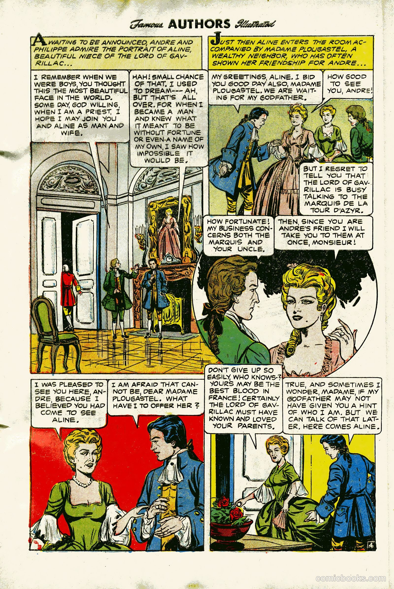 Stories By Famous Authors Illustrated 13 - Scaramouche #1 — page 6 of 36