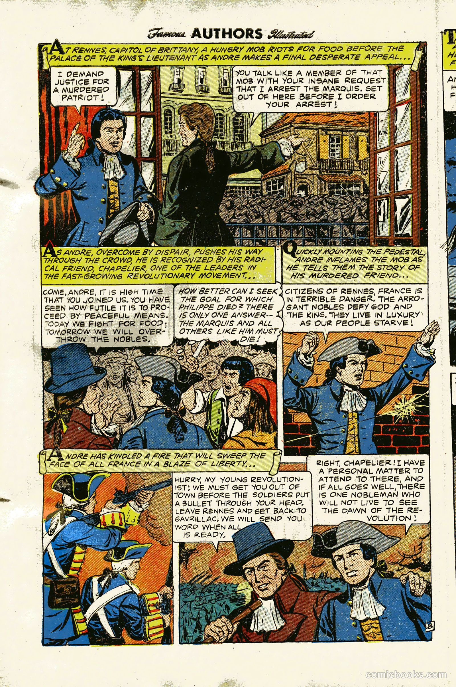 Stories By Famous Authors Illustrated 13 - Scaramouche #1 — page 10 of 36