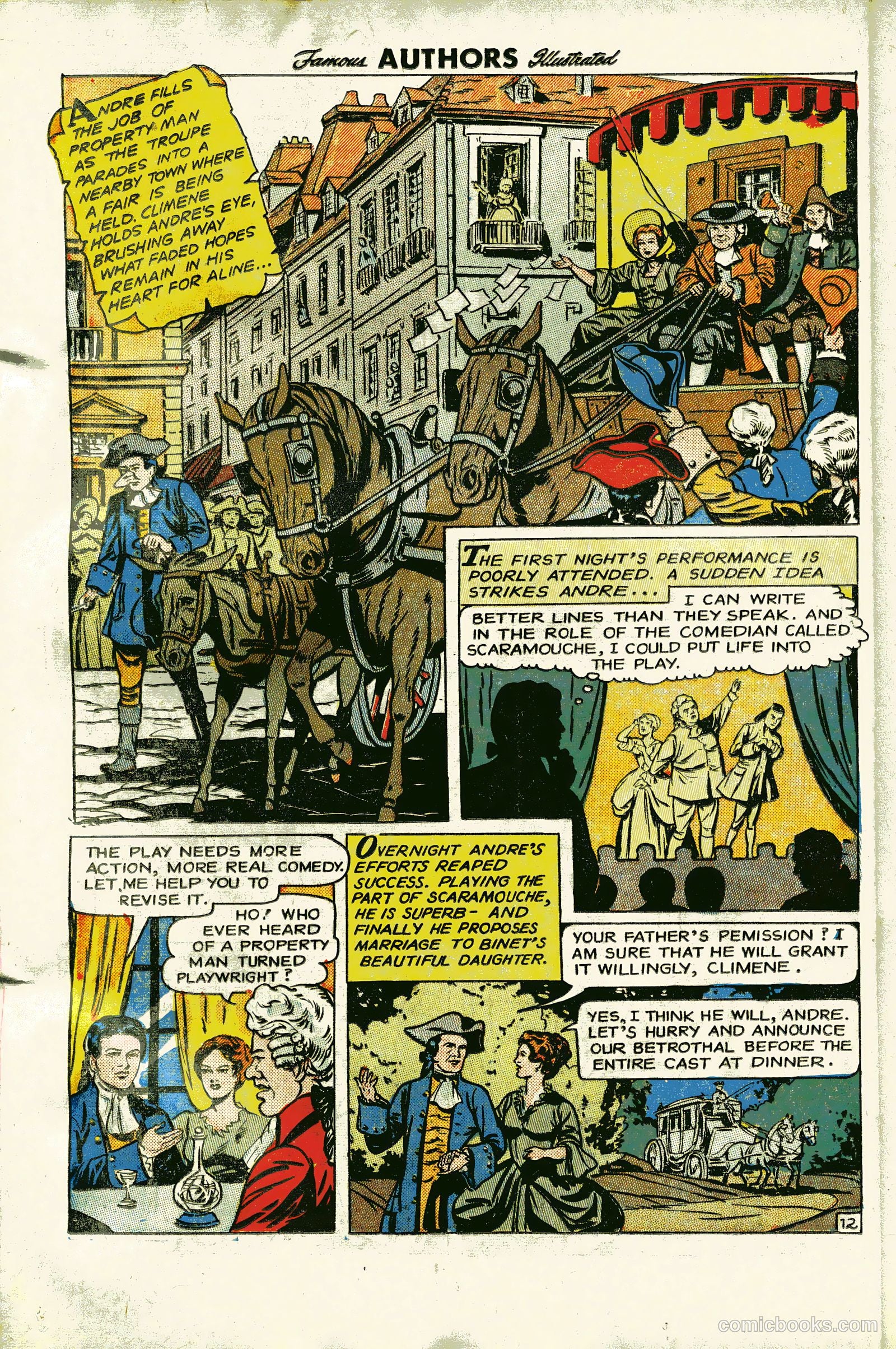 Stories By Famous Authors Illustrated 13 - Scaramouche #1 — page 14 of 36