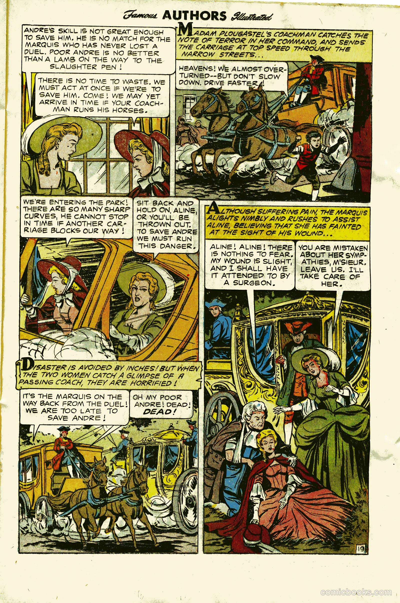 Stories By Famous Authors Illustrated 13 - Scaramouche #1 — page 21 of 36