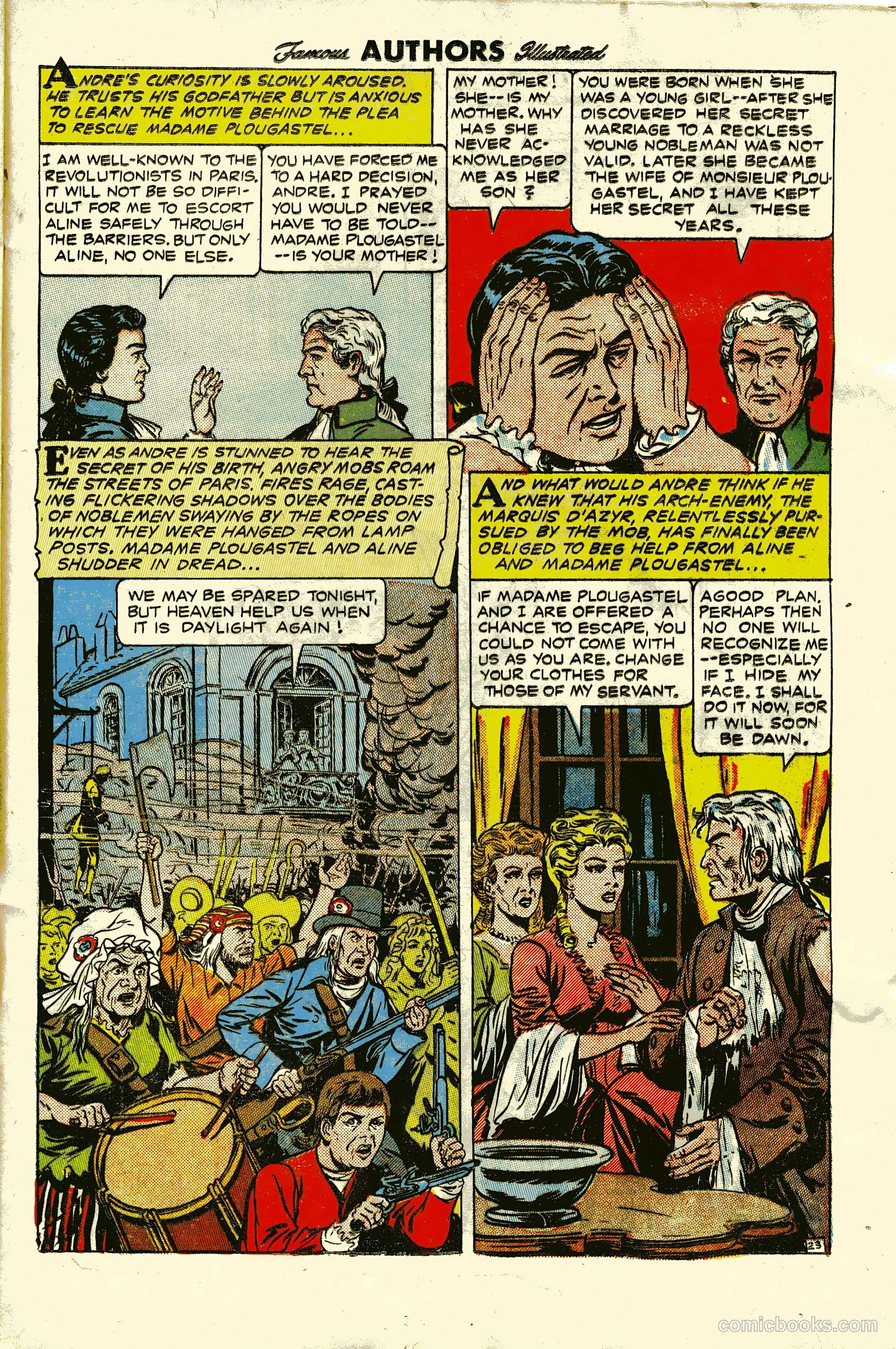 Stories By Famous Authors Illustrated 13 - Scaramouche #1 — page 25 of 36