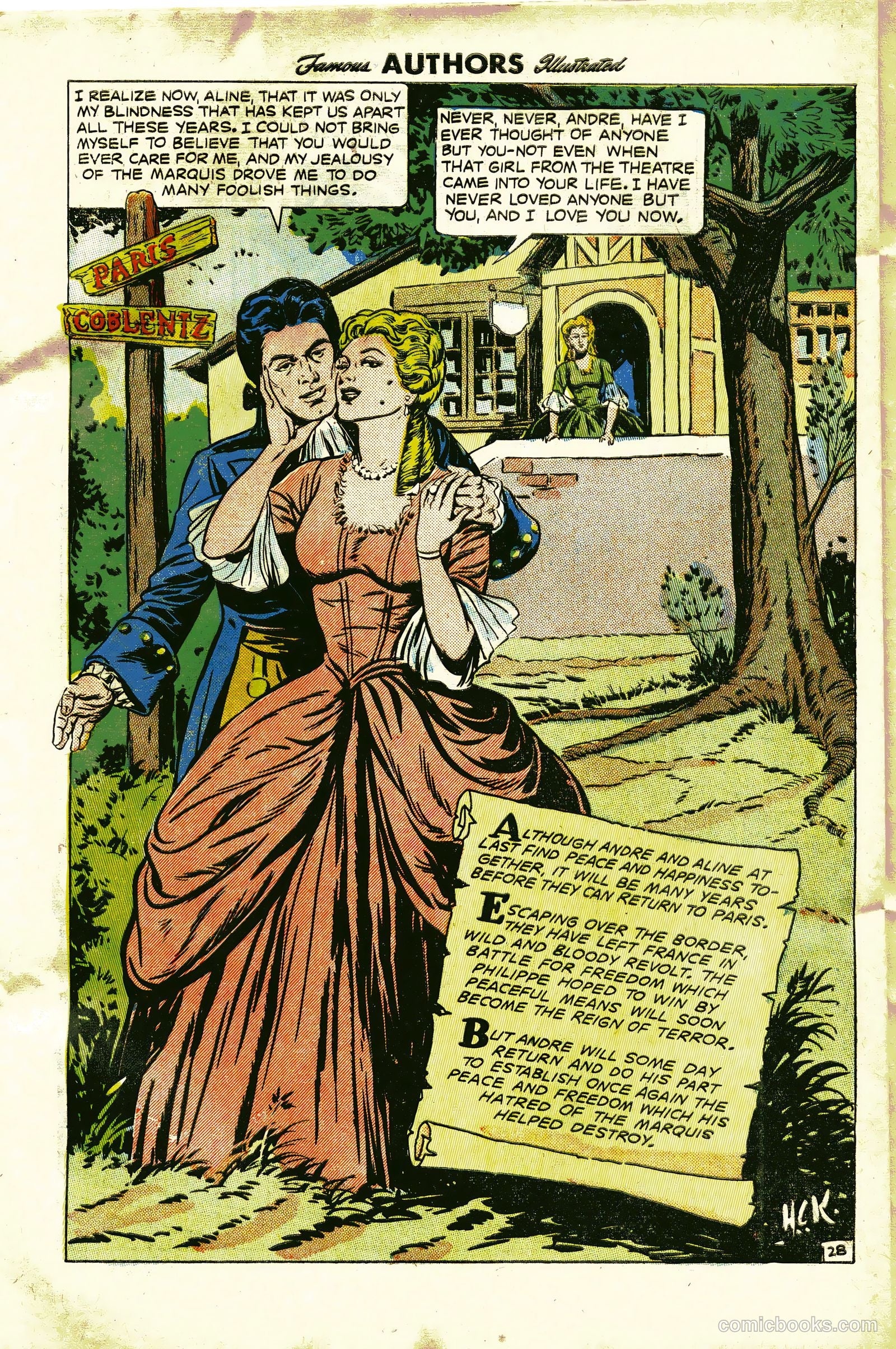 Stories By Famous Authors Illustrated 13 - Scaramouche #1 — page 30 of 36