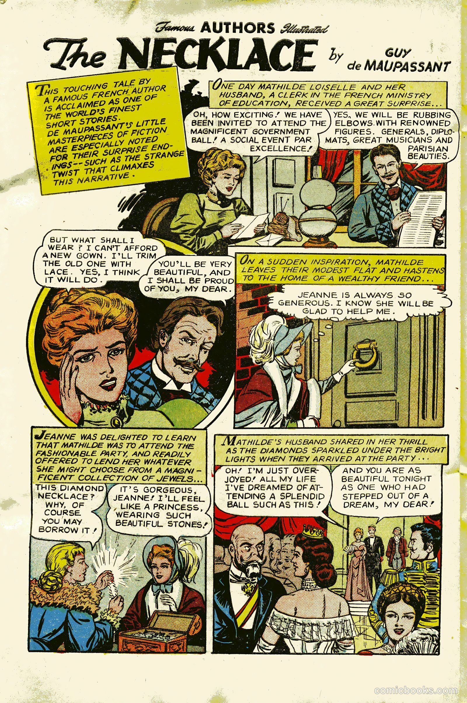 Stories By Famous Authors Illustrated 13 - Scaramouche #1 — page 32 of 36