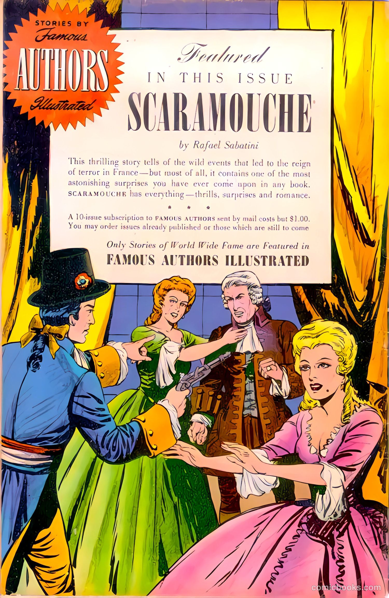 Stories By Famous Authors Illustrated 13 - Scaramouche #1 — page 36 of 36