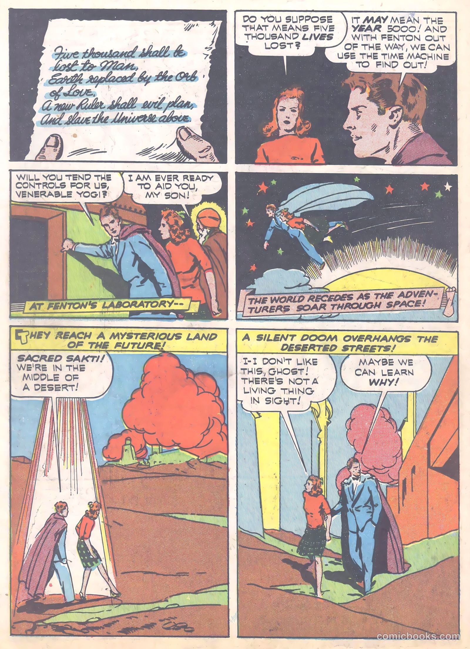 Thrilling Comics #32 (1940) — page 50 of 68