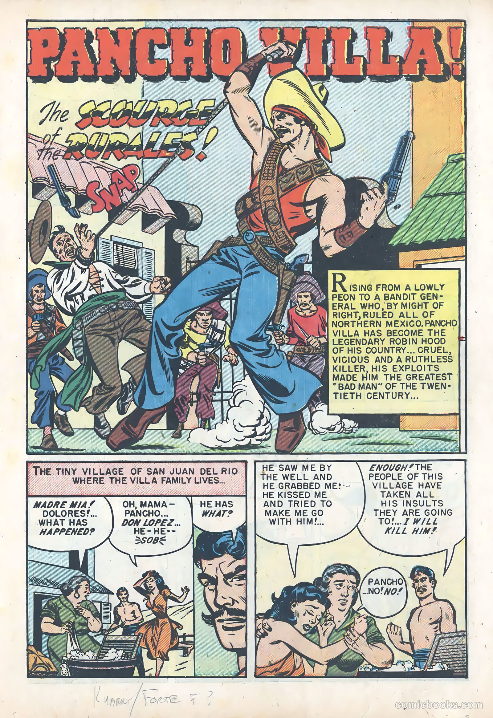 Pancho Villa #1 (1950) — page 3 of 37