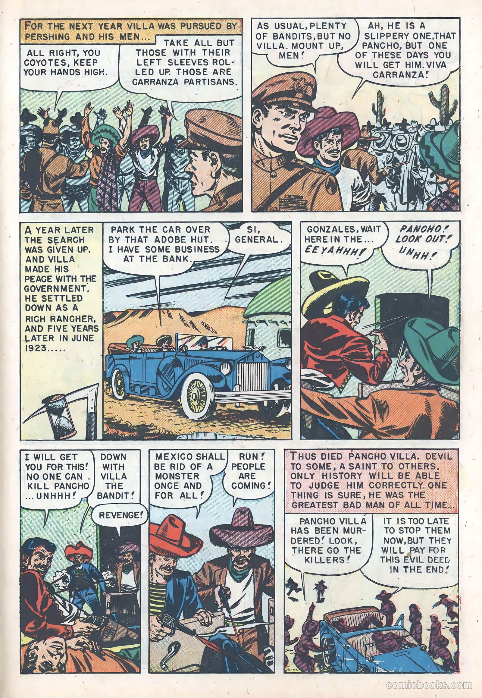 Pancho Villa #1 (1950) — page 23 of 37
