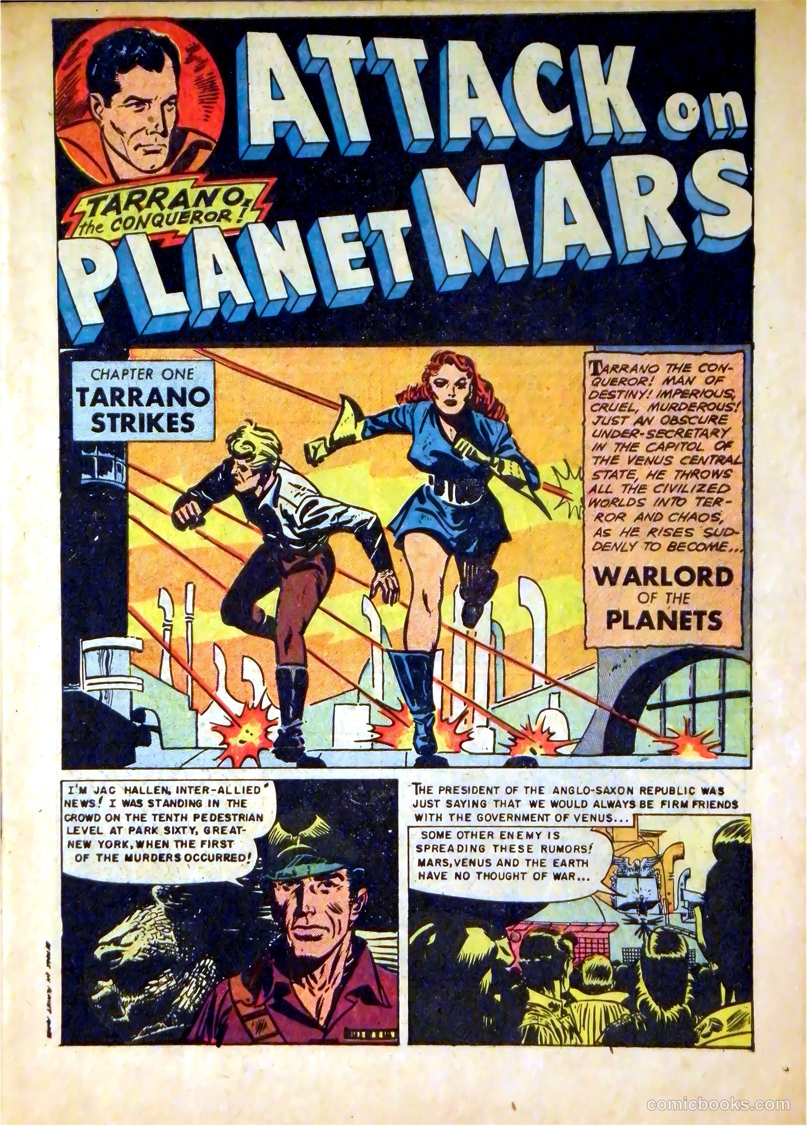 Attack on Planet Mars #1 (1951) — page 3 of 36
