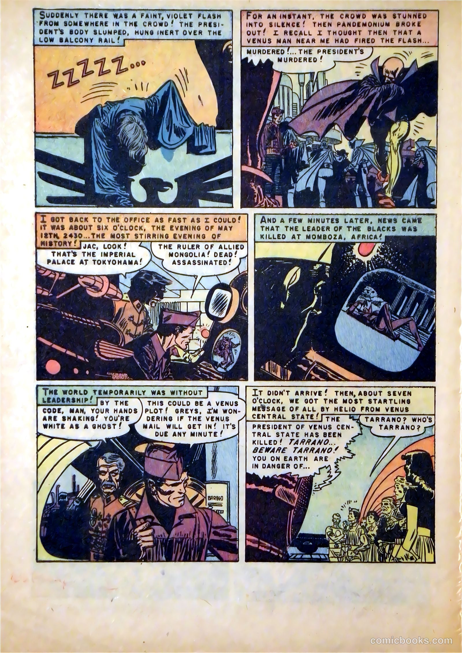 Attack on Planet Mars #1 (1951) — page 4 of 36