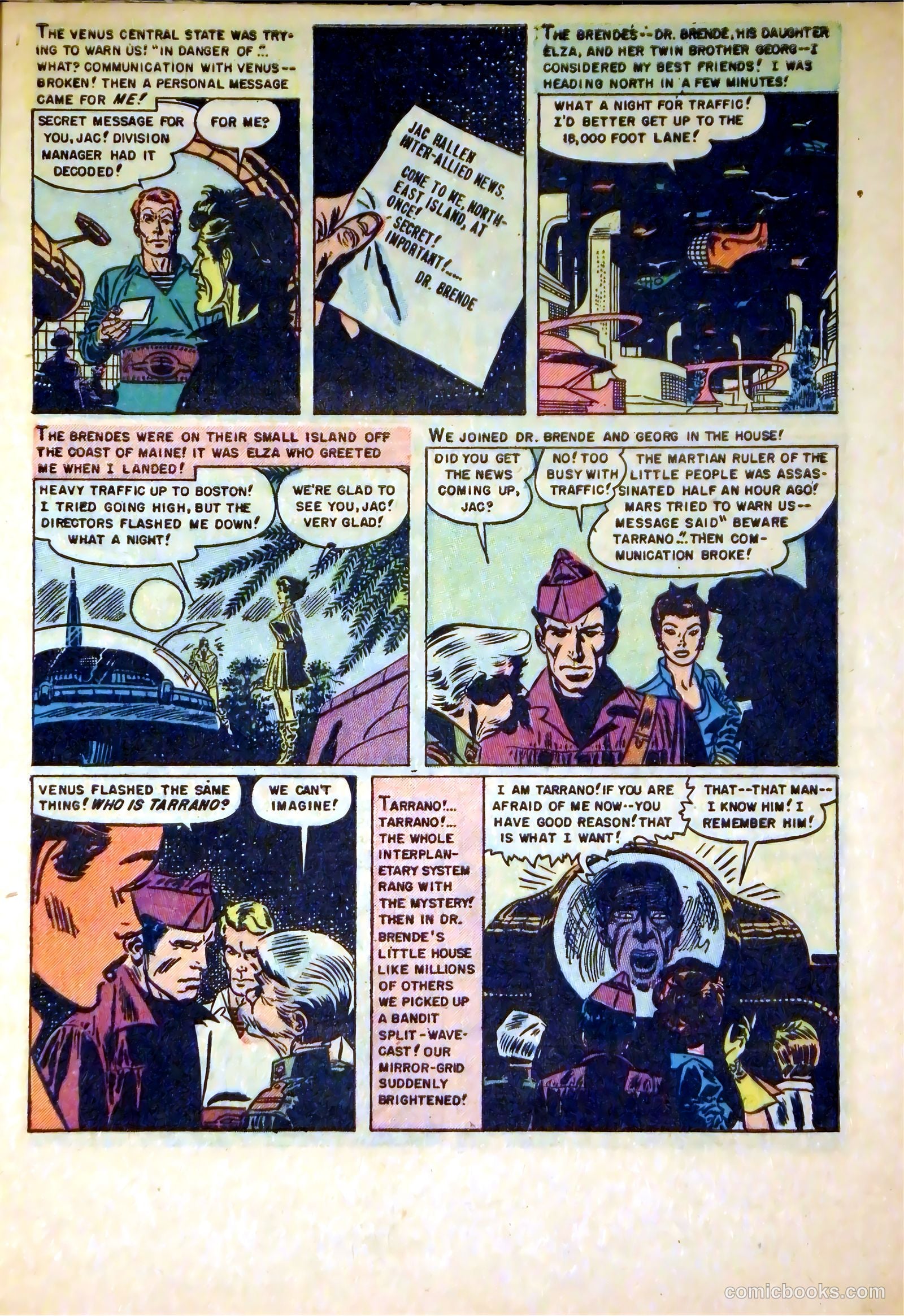 Attack on Planet Mars #1 (1951) — page 5 of 36