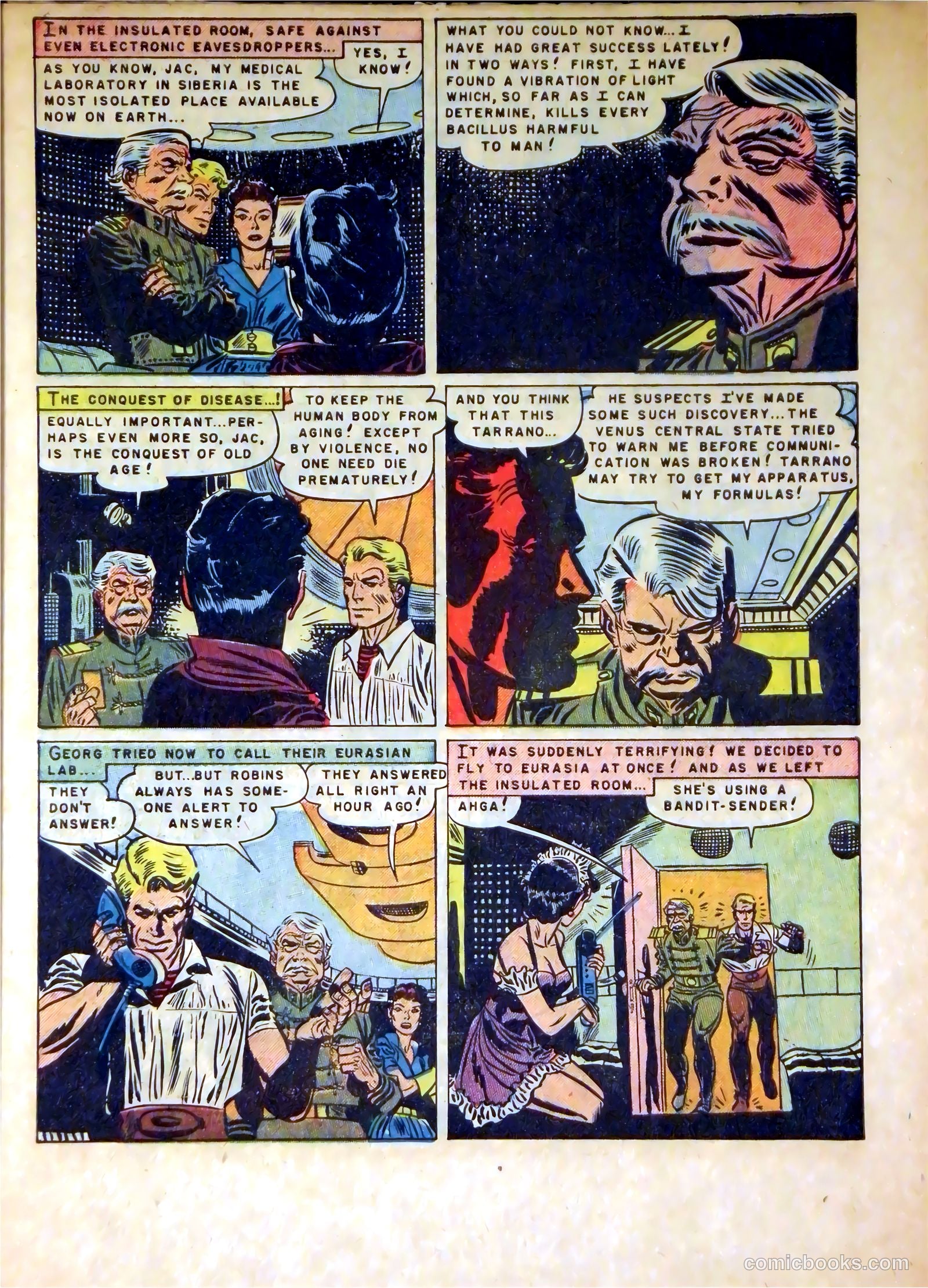 Attack on Planet Mars #1 (1951) — page 7 of 36