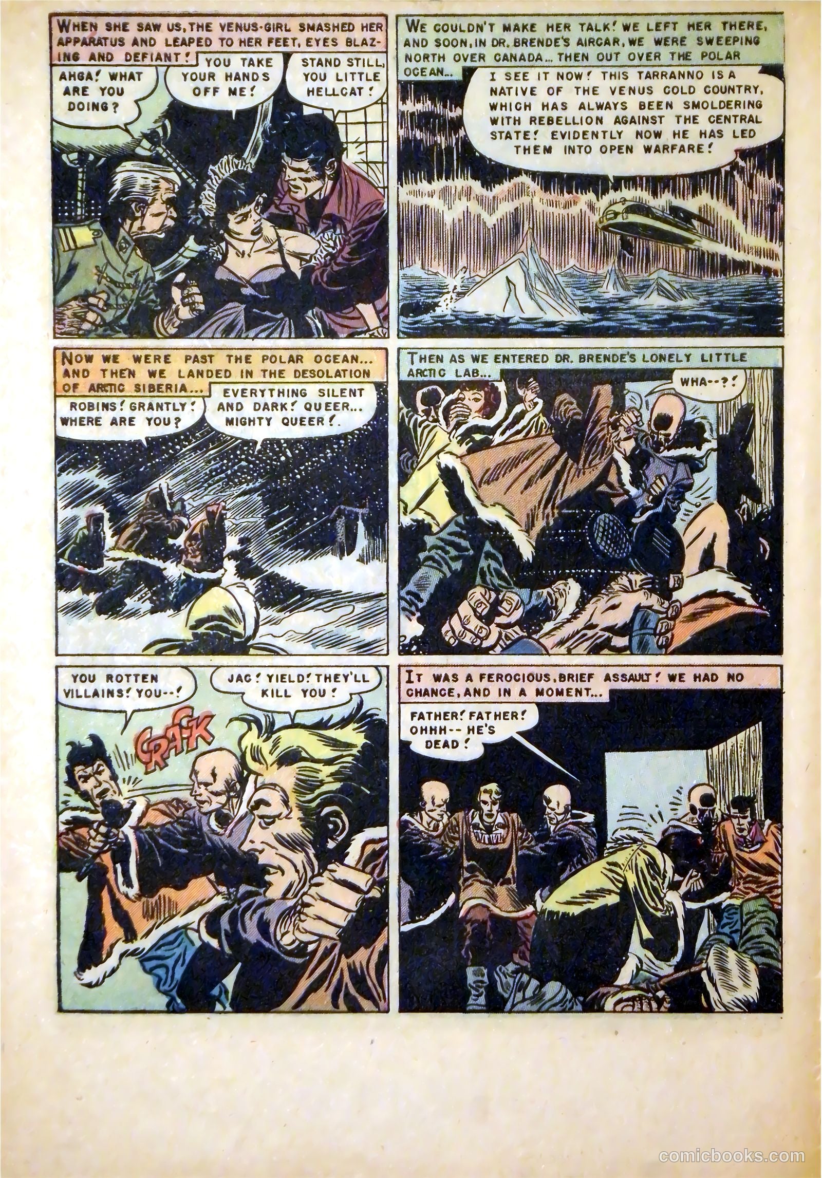Attack on Planet Mars #1 (1951) — page 8 of 36