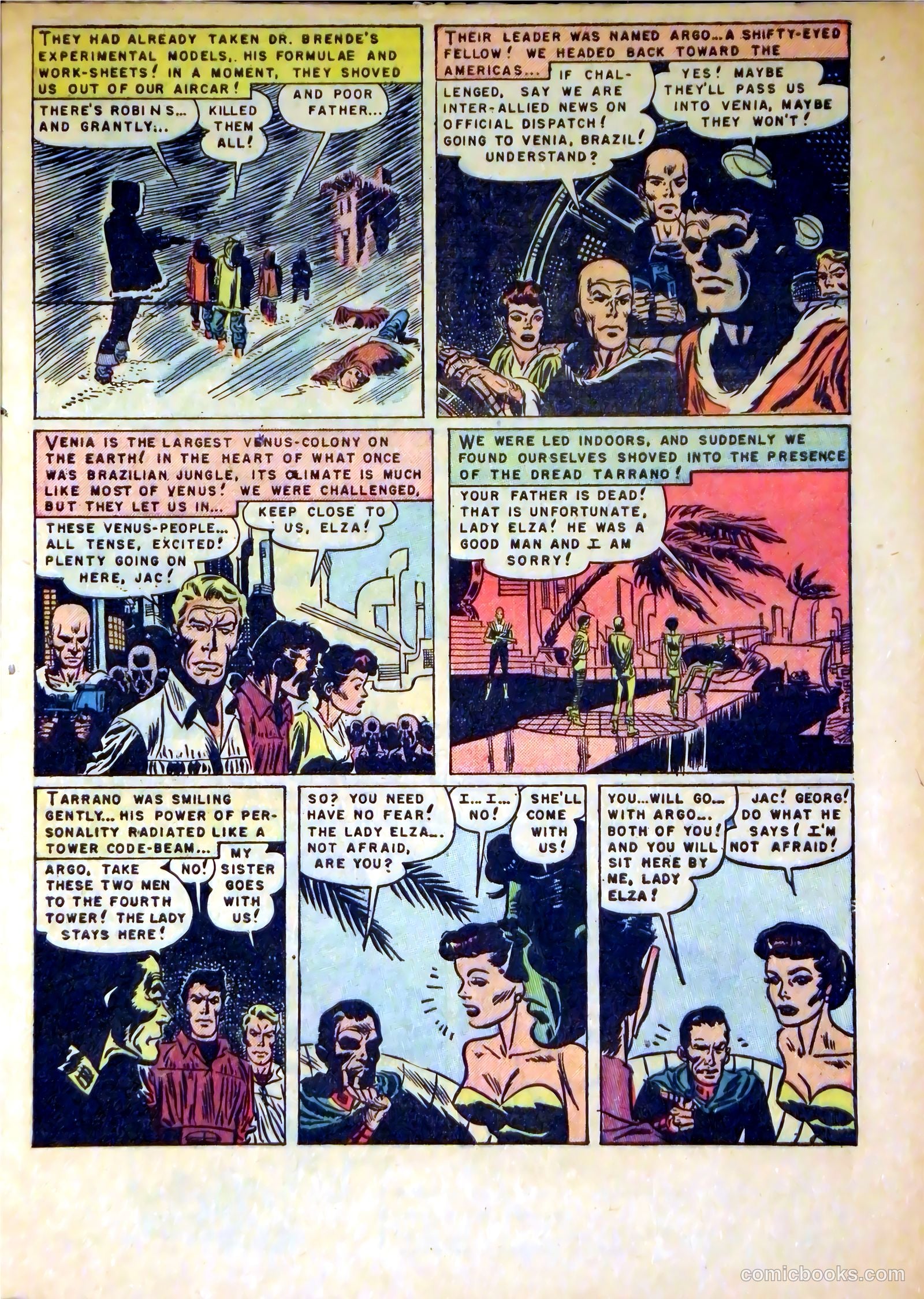 Attack on Planet Mars #1 (1951) — page 9 of 36