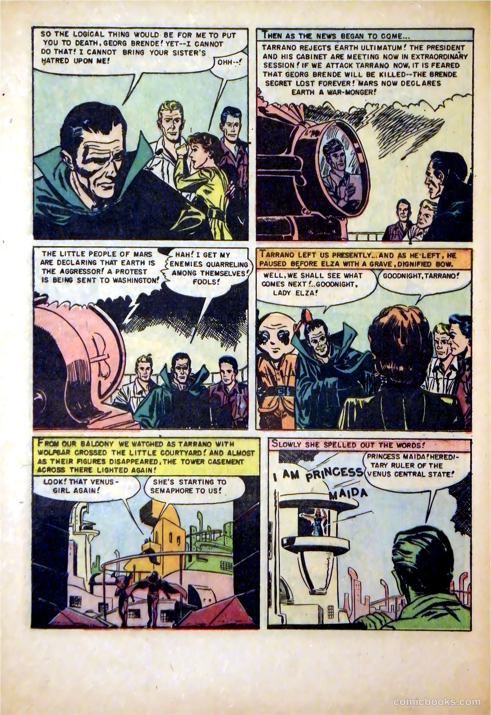 Attack on Planet Mars #1 (1951) — page 16 of 36