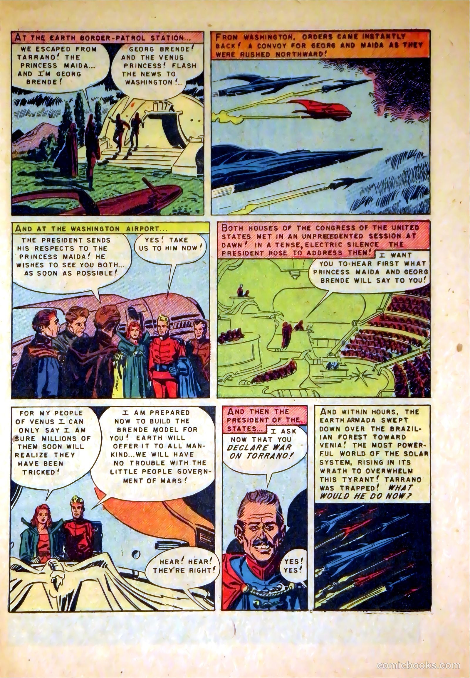 Attack on Planet Mars #1 (1951) — page 23 of 36