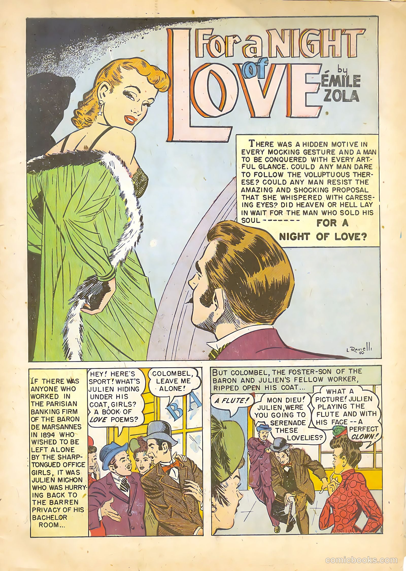 For a Night of Love #1 (1951) — page 3 of 36