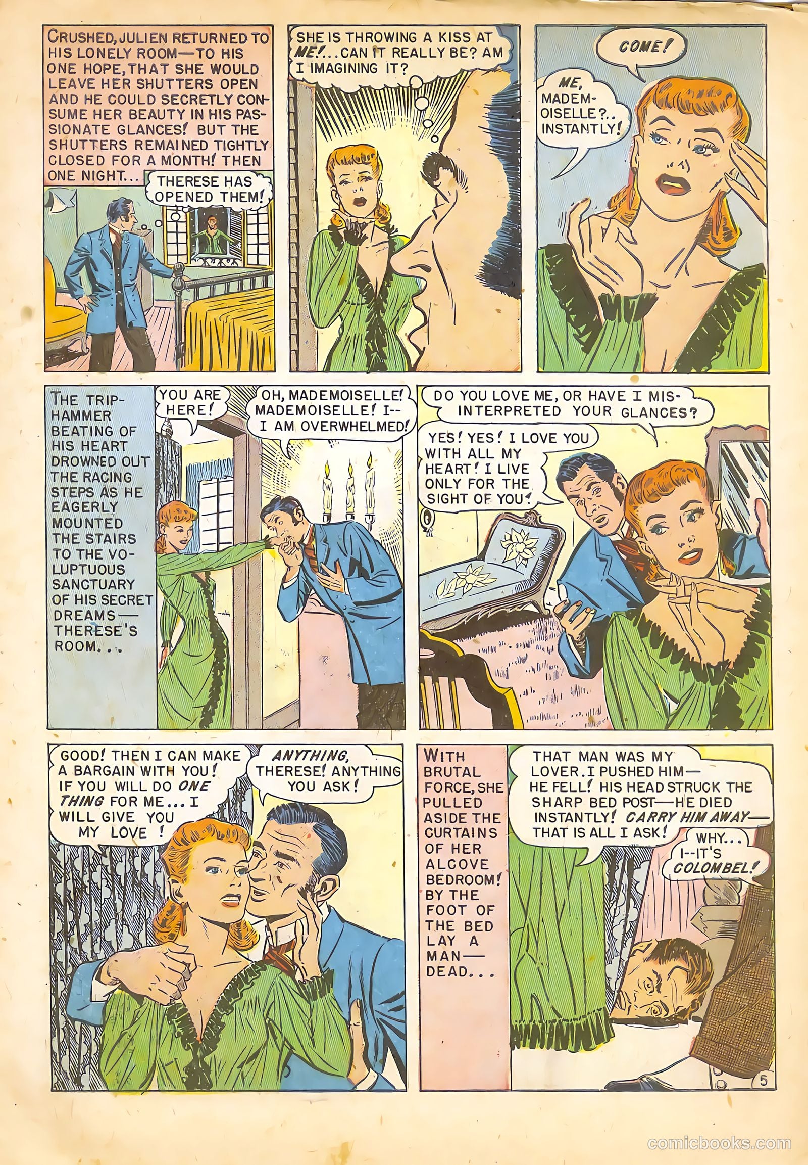 For a Night of Love #1 (1951) — page 7 of 36