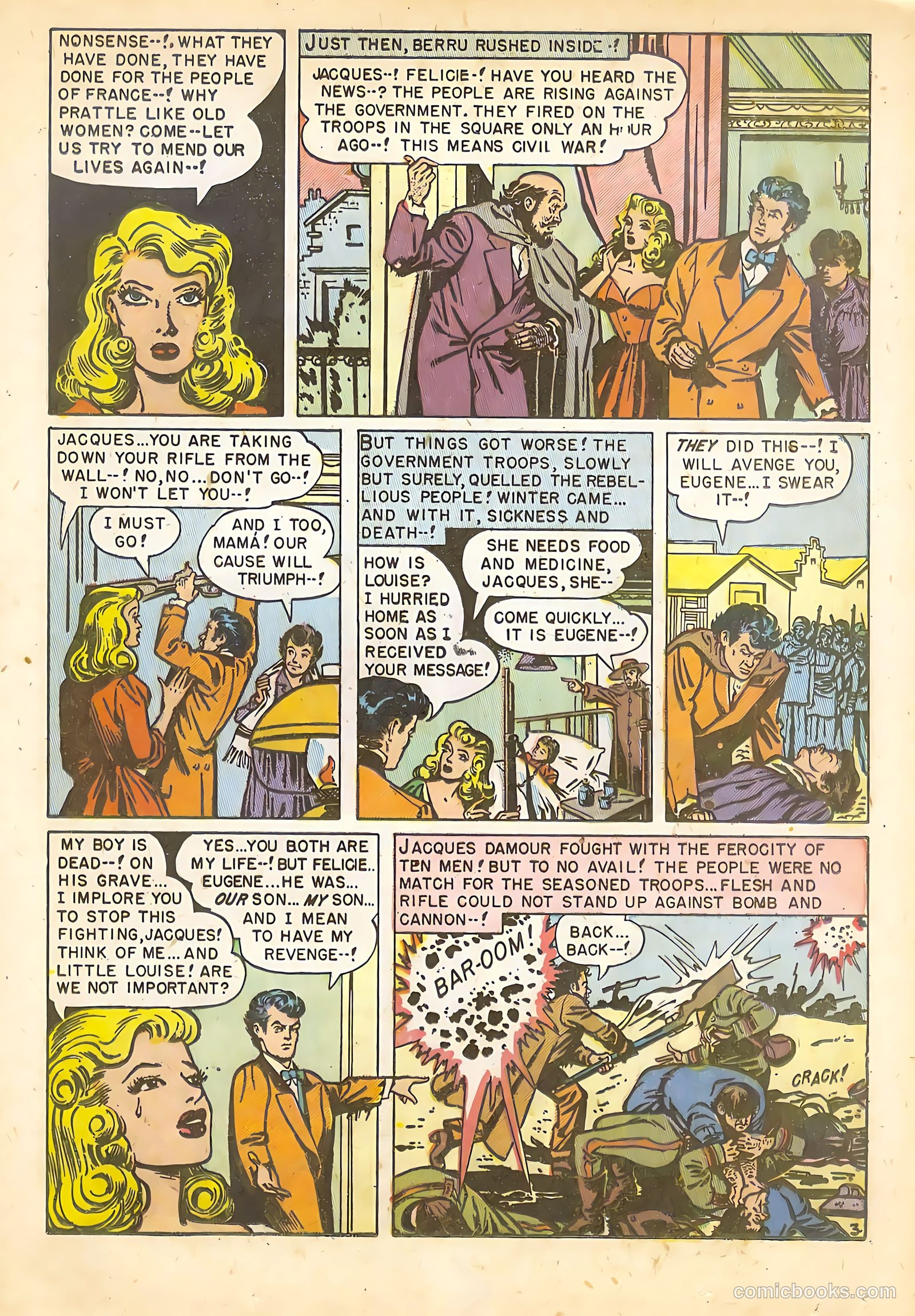 For a Night of Love #1 (1951) — page 21 of 36