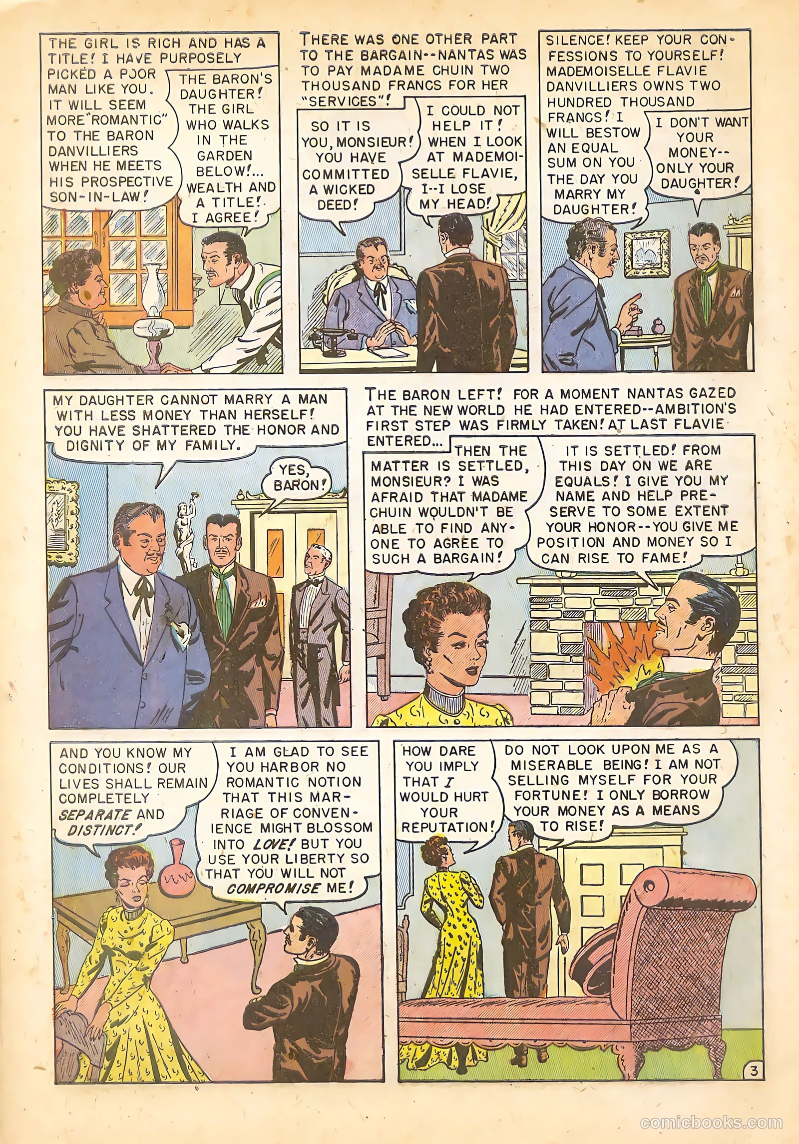 For a Night of Love #1 (1951) — page 28 of 36